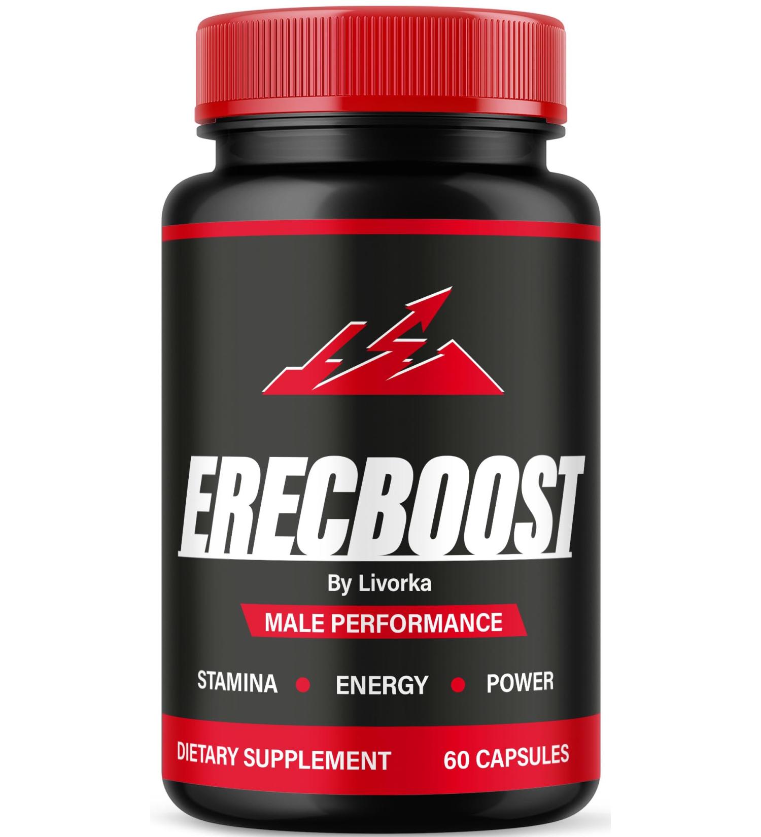Erecboost Capsules for Men Erecboost Original Erecboost for Men ErecBooster Erecboost En Capsulas ErecaBoost Pills Erecboost Pastillas Erecboost Natural Advanced Formula 60 Capsules - Buy Online on GoSupps.com