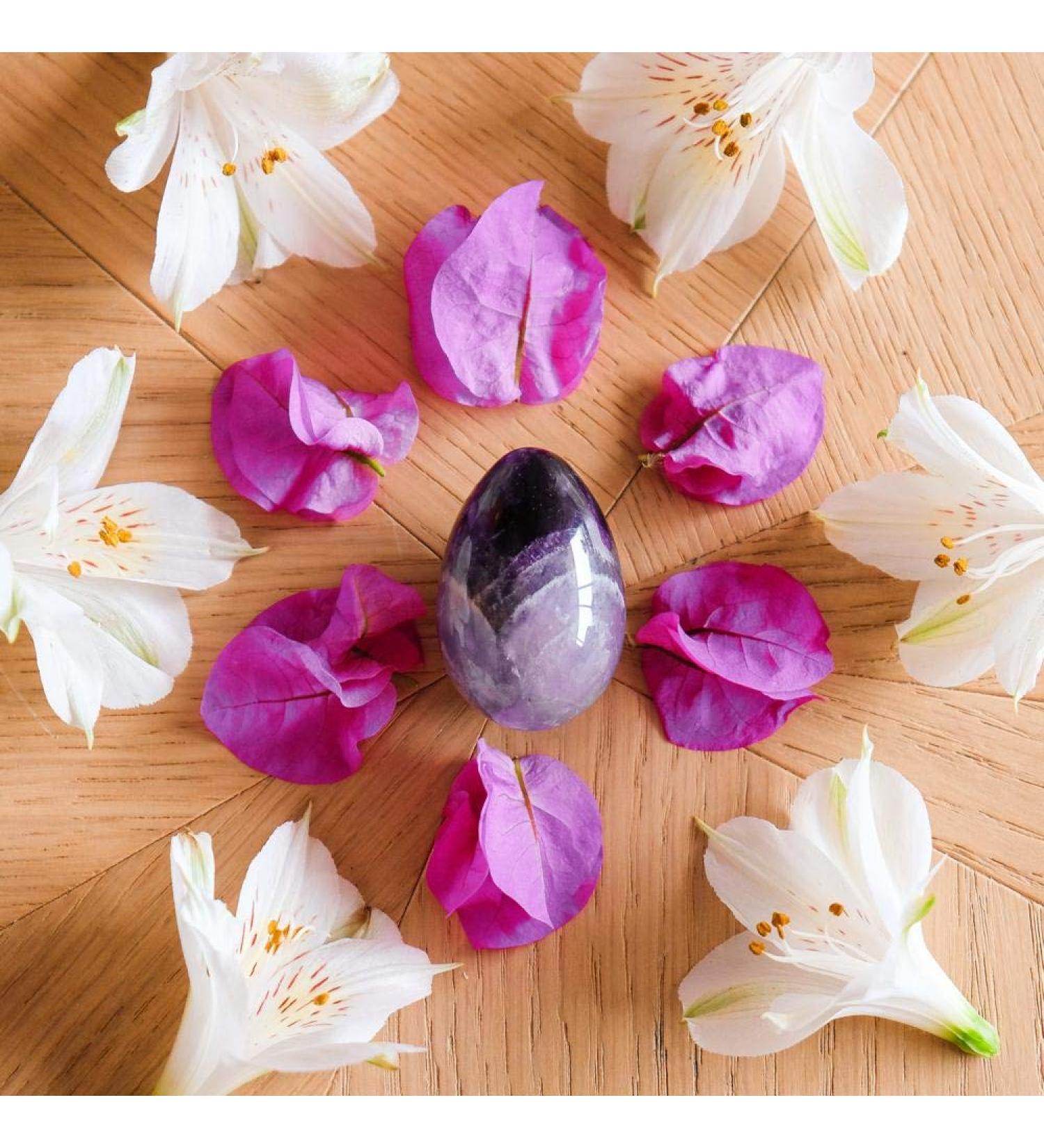 oeufs-de-yoni. COM Yoni Egg in Amethyst Large no hole