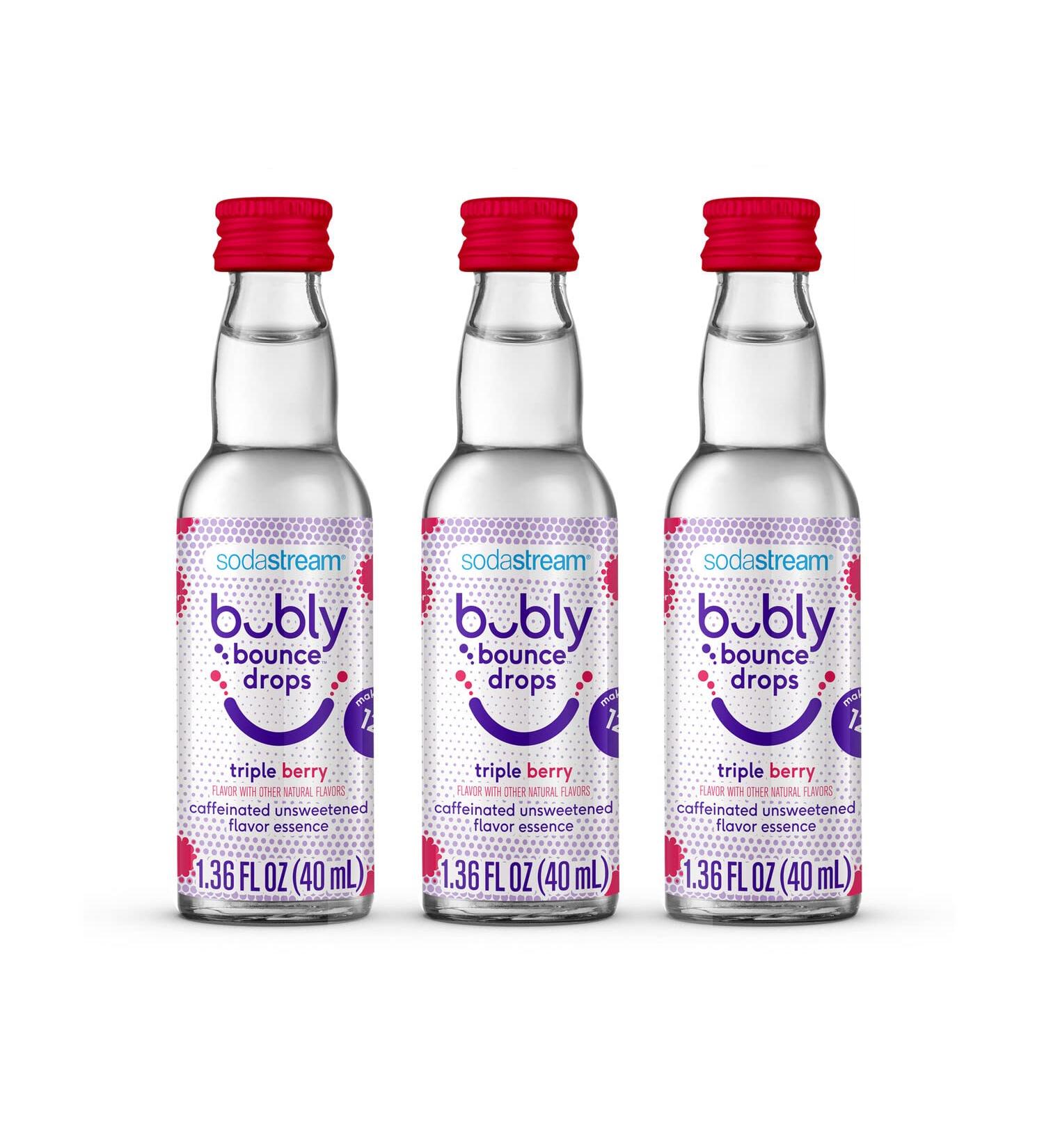 SodaStream bubly bounce Drops Triple Berry Flavor - Pack of 3 - Buy Online on GoSupps.com