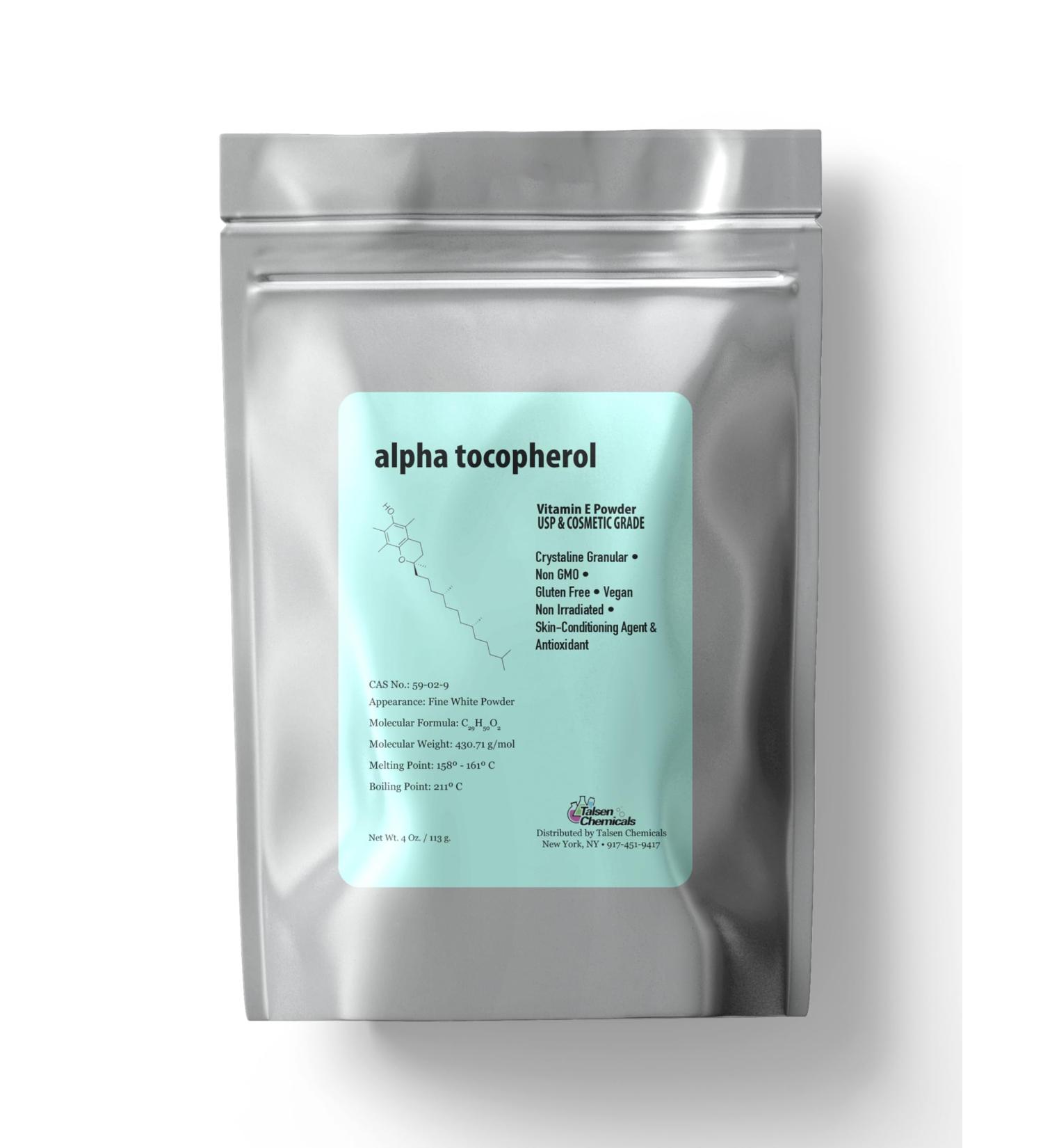 Buy Alpha Tocopheryl Acetate Vitamin E Powder | Cosmetic Grade 700 IU 4 Ounce for DIY Skin Care - Buy Online on GoSupps.com