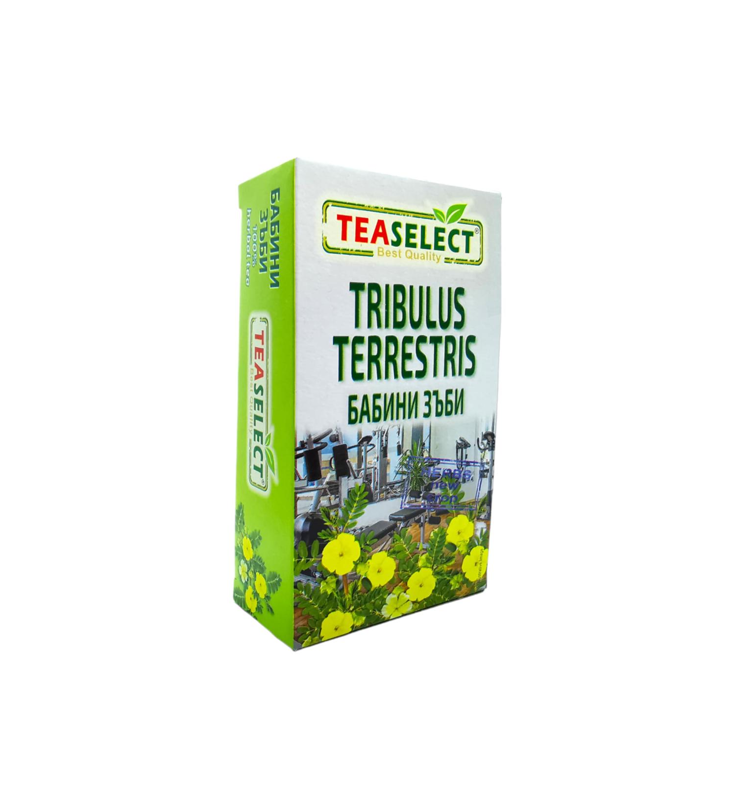 Tribulus Terrestris Herbal Infusion - 20 Filter Bags Pure Flavour Premium Bulgarian Tea 20g - Buy Online on GoSupps.com