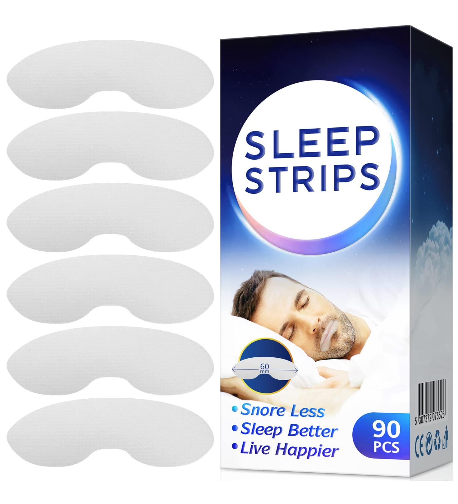 QTO Mouth Tape for Sleeping - 90 Count Sleep Strips for Mouth Breathing and Snoring - Buy Online on GoSupps.com