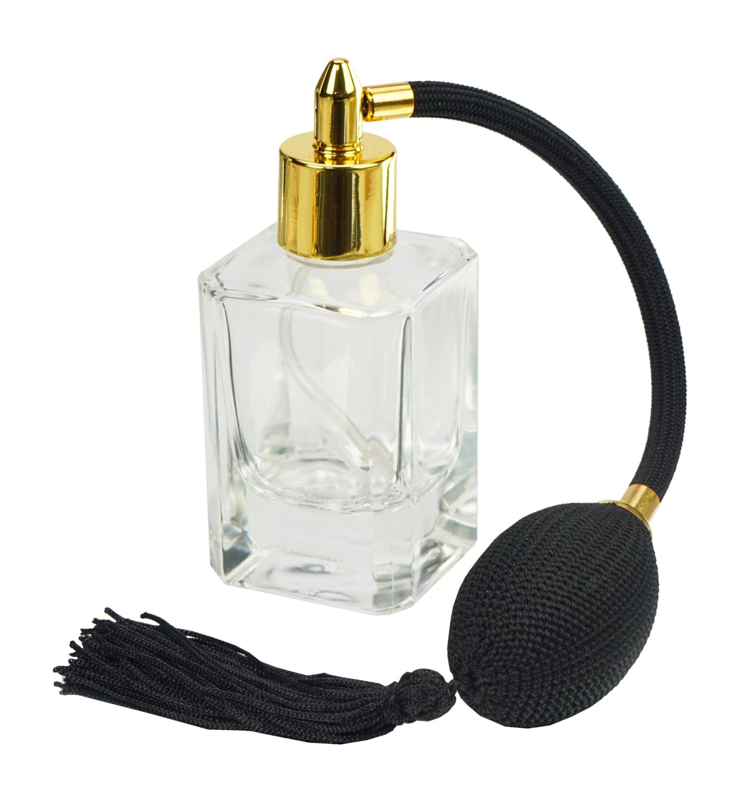 Fantasia Square Bottle 46184 with Ball Pump - 50ml | Ideal for eCommerce & International Shipping - Buy Online on GoSupps.com