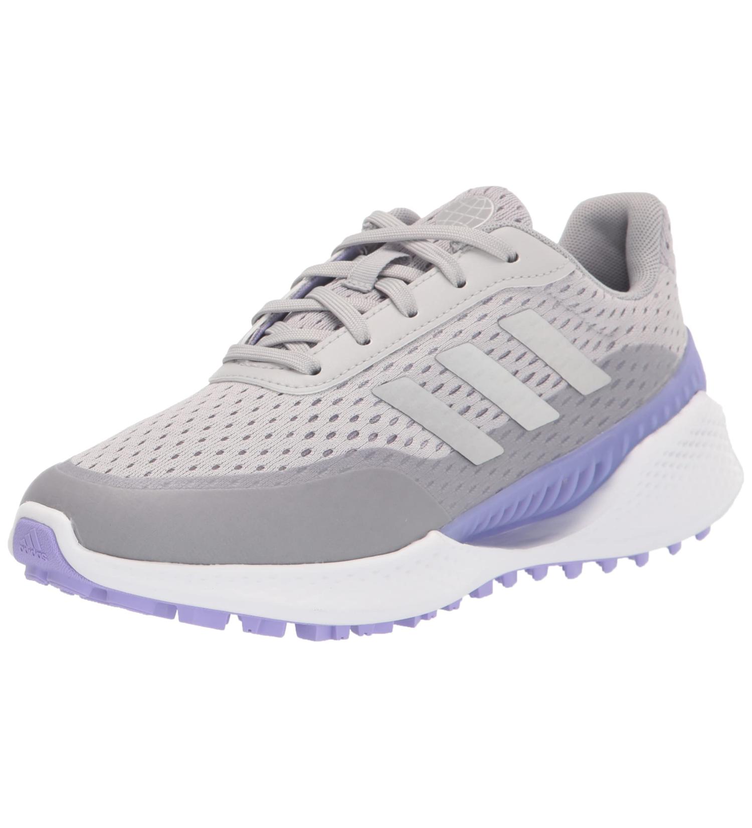 adidas Women's Summervent Spikeless Golf Shoes 9 - Grey/Silver/Light Purple - Buy Online on GoSupps.com