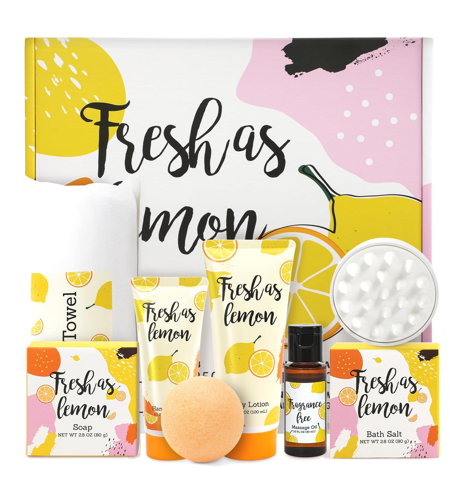 Shop BFFLOVE 8pc Bath Set - Perfect Gifts for Women | Bath Bombs Scented Candle & More | Ideal Mother's Day Gift Baskets - Buy Online on GoSupps.com