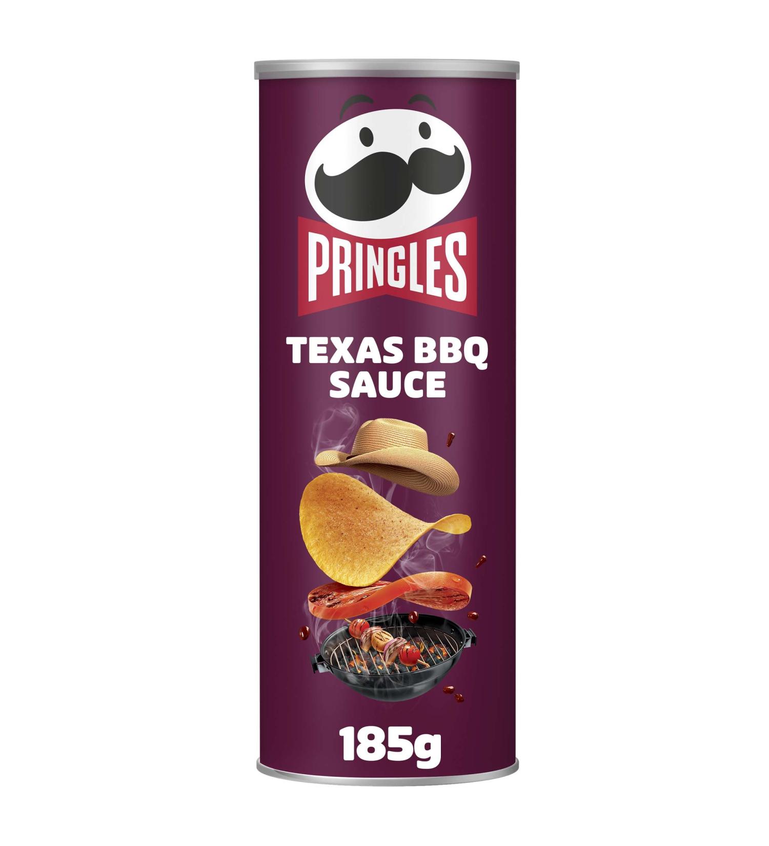 Pringles Texas BBQ Sauce Crisps 185g - Buy Online on GoSupps.com