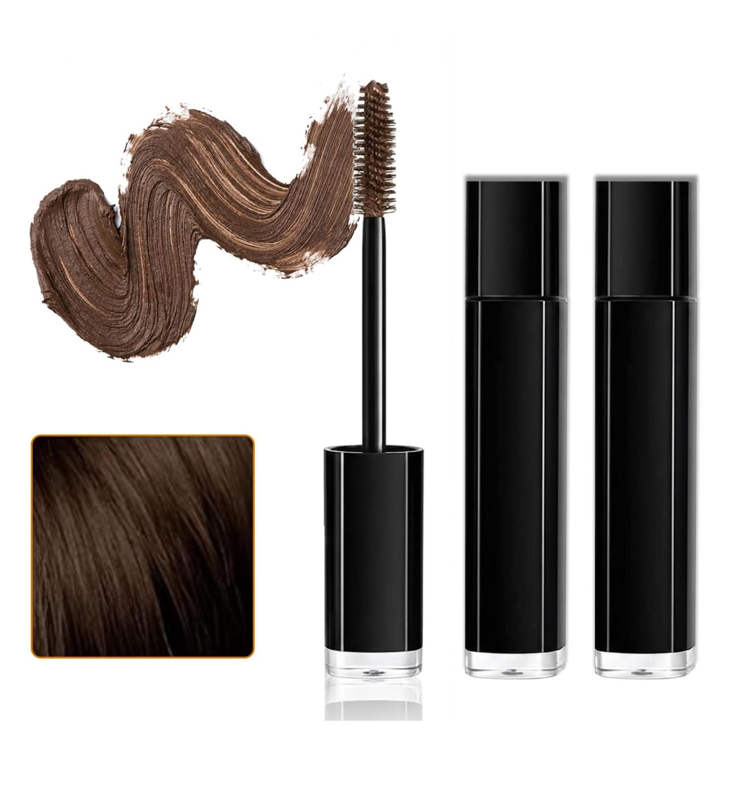 Lot de 2 B ton de Teinture de Cheveux Jetable Couverture des Cheveux Gris Dissimulateur de Cheveux Couvrant les Cheveux Blancs pour Usage Quotidien et D placements (Brun Fonc 15 ml) - Buy Online on GoSupps.com