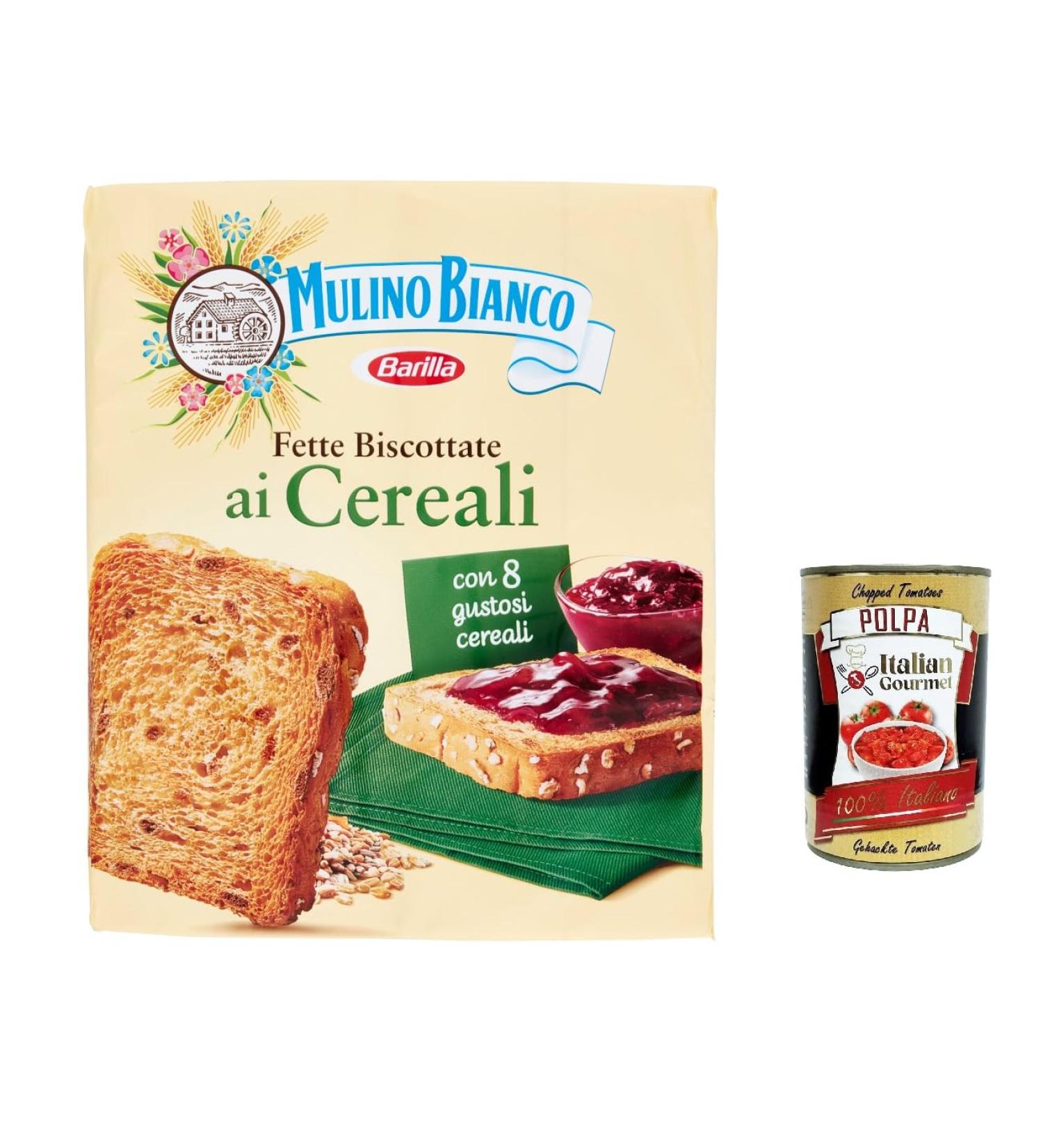 Mulino Bianco Pack of 6 fats Biscottate ai cereali 315 g of cereals Rusk Cereals Rusks Rusks Biscot - Buy Online on GoSupps.com
