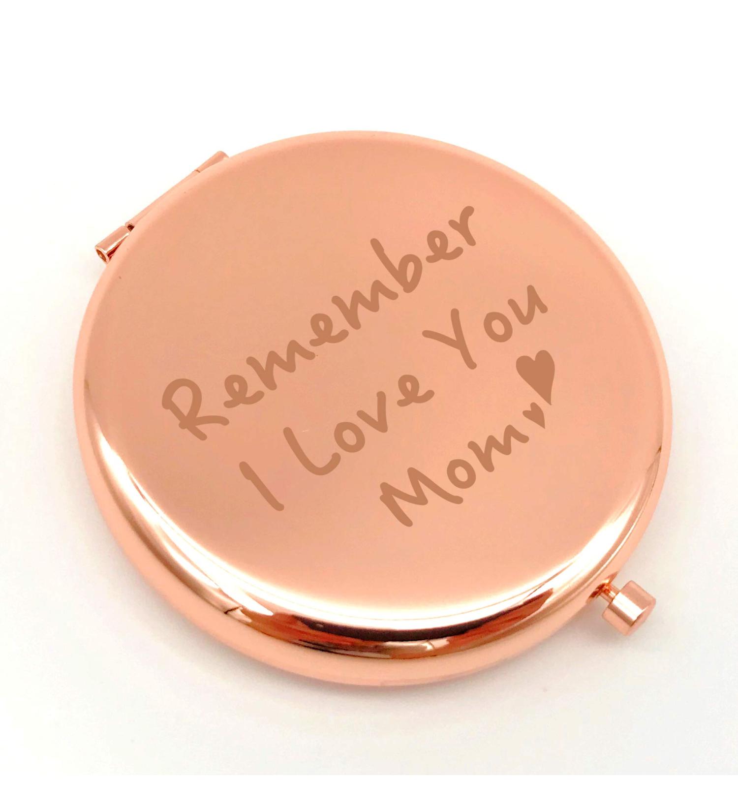 Mom Gifts from Daughter and Son - Engraved Vanity Makeup Mirror for Mother - Christmas & Birthday Present - Buy Online on GoSupps.com