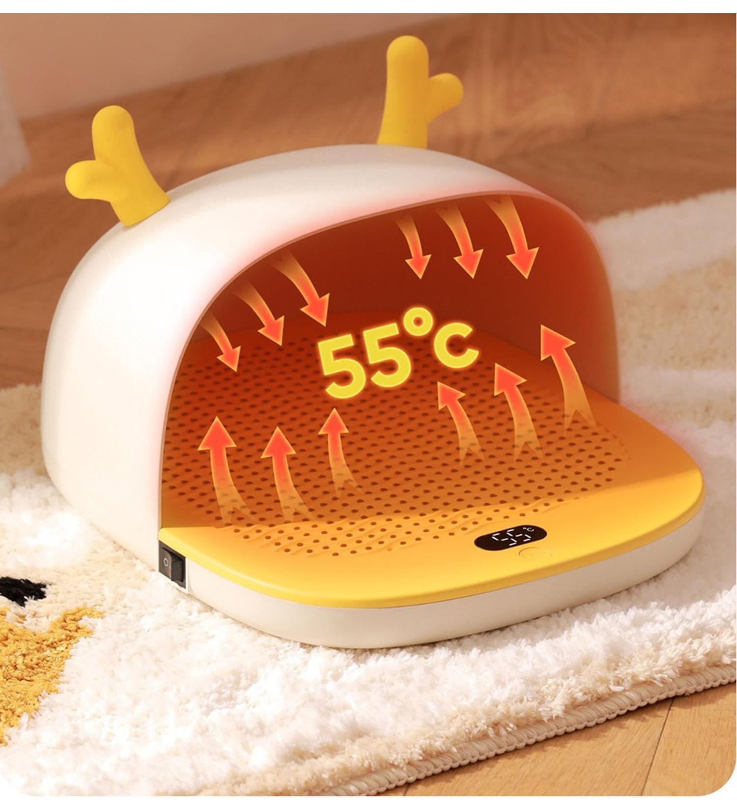 Caulo Graphen Foot Warmer | Portable Fast Warming with Intelligent NTC Temperature Control | 3-Stage Settings (White) - Buy Internationally - Buy Online on GoSupps.com