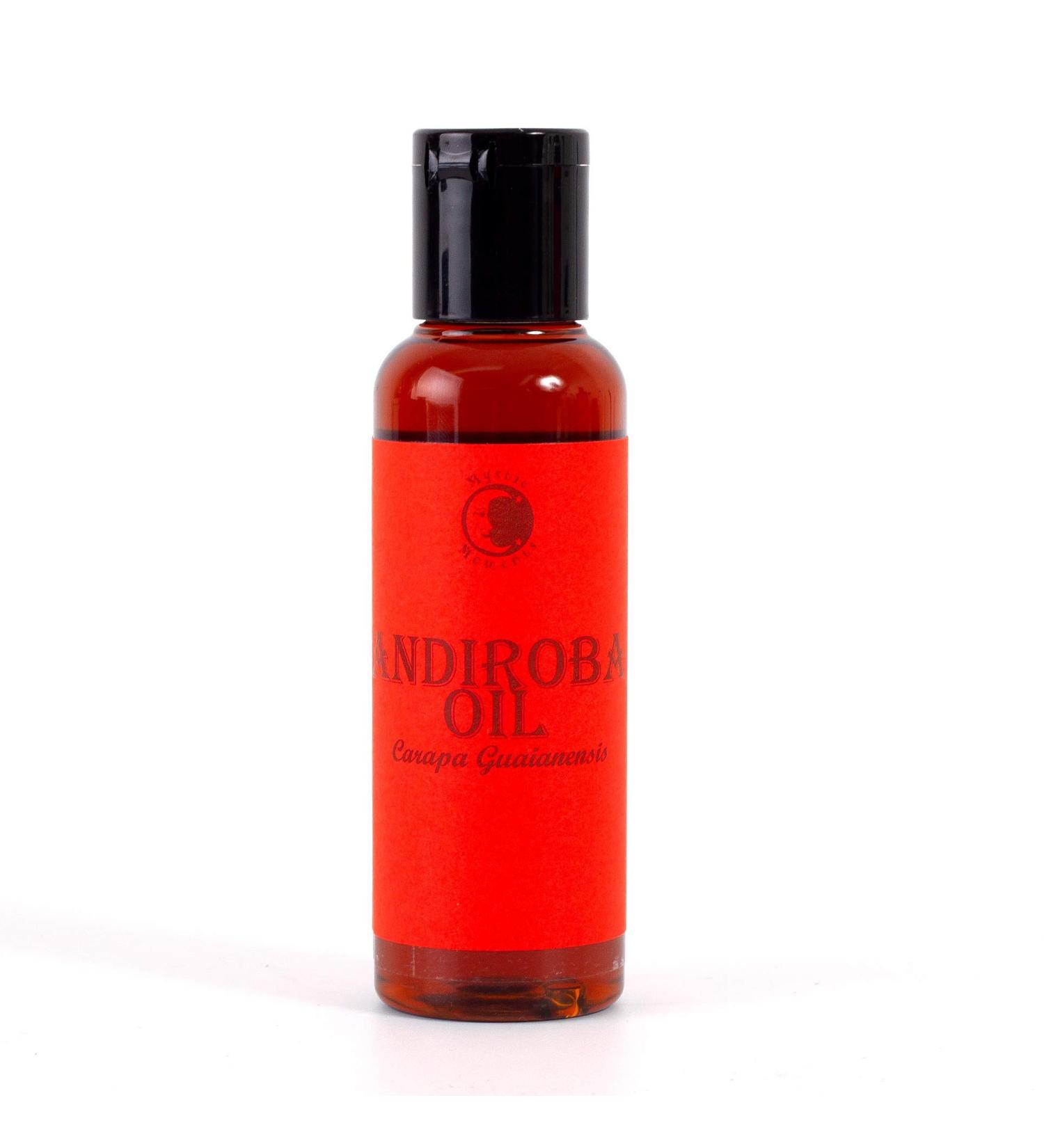 Mystic Moments |Andiroba Virgin Carrier Oil 125 ml - pure and natural oil Perfect for hair face nails aromatherapy massage and oil thinning vegan GVO - free