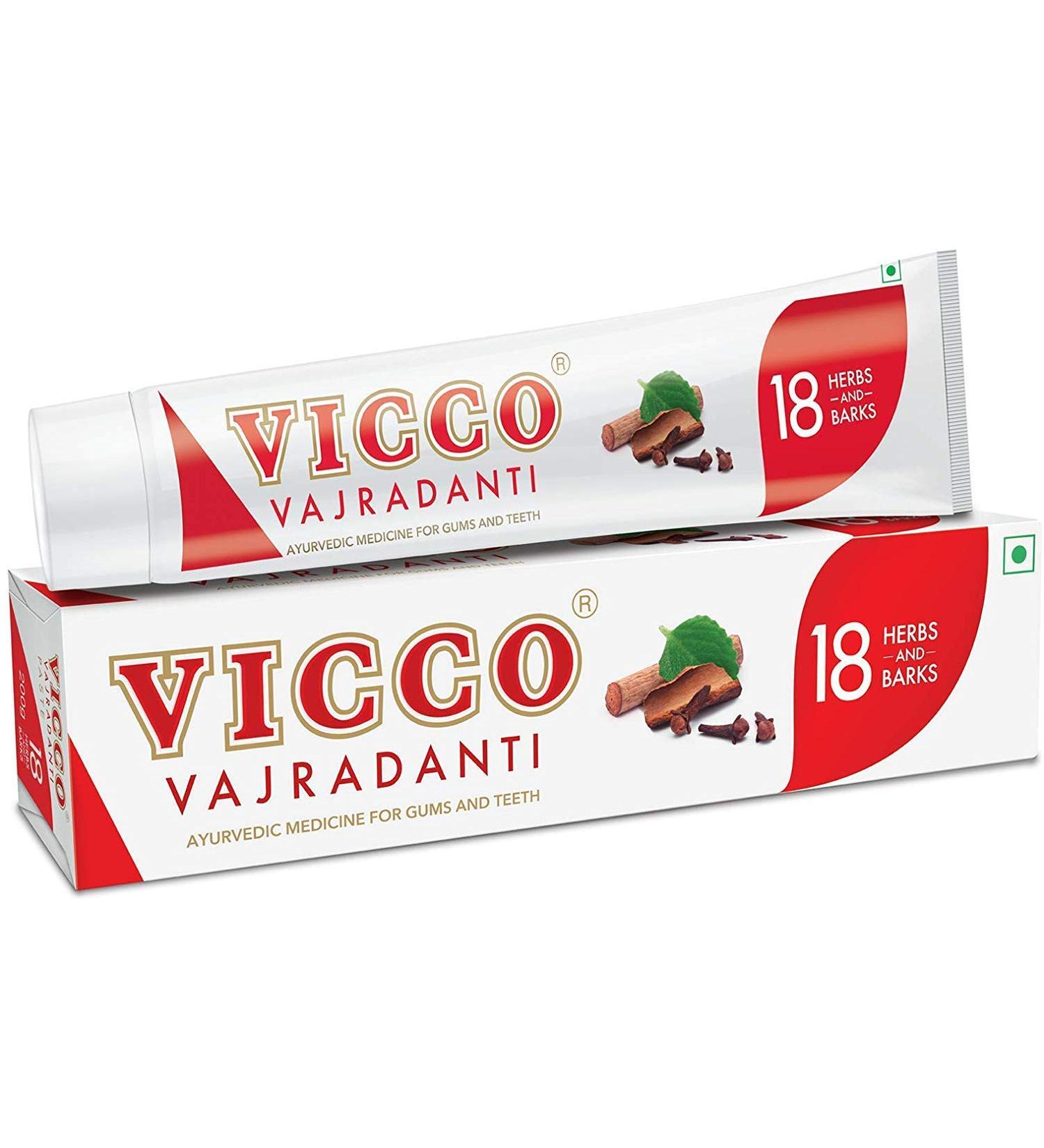 Vicco Vajradanti Ayurvedic Medicine For Gums & Teeth 100g (Pack of 5)