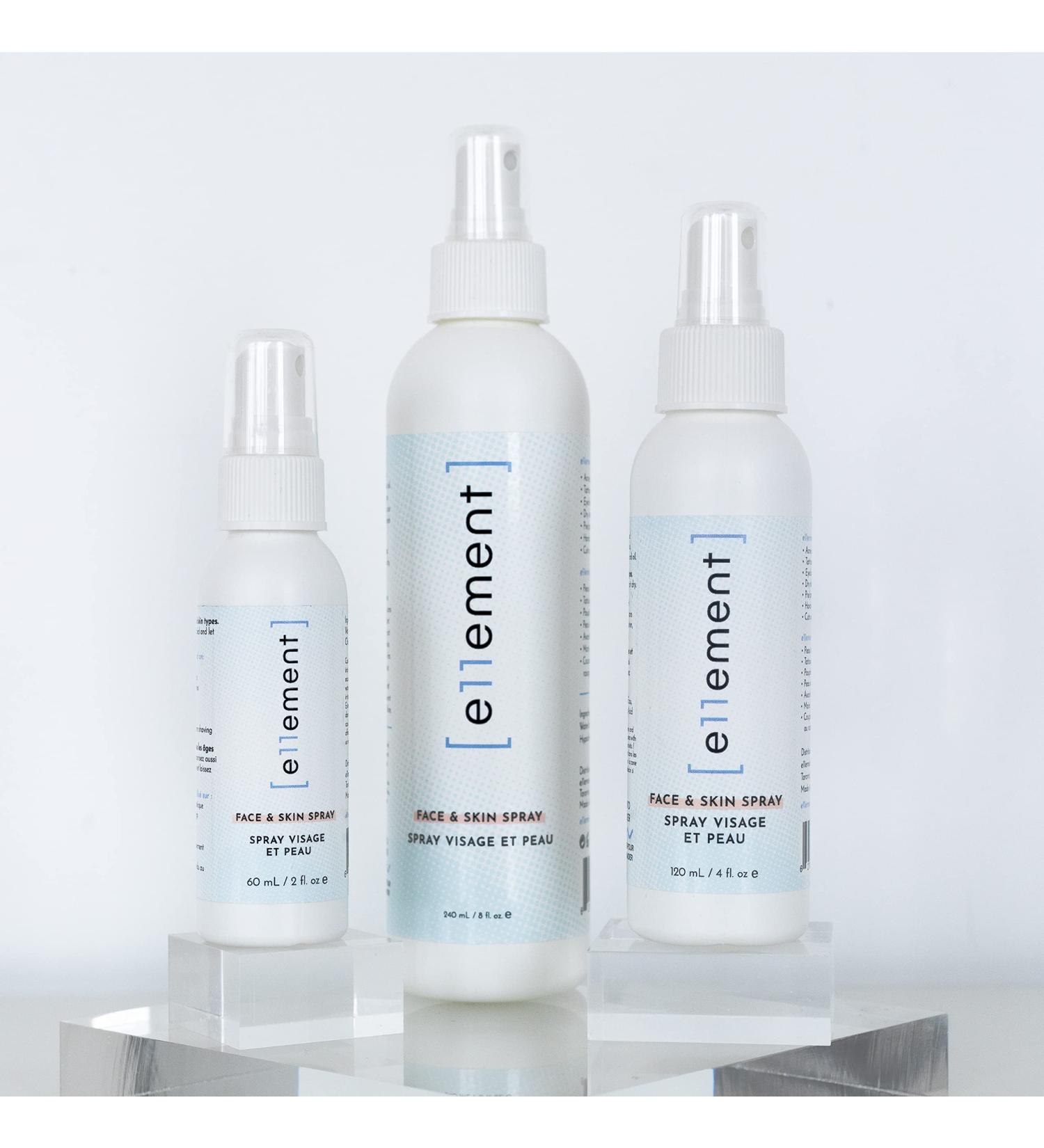 e11ement - Hypochlorous Acid Face and Skin Spray - HOCL- Safe for use on Acne Prone Skin - Eczema - Dry Scalp -Toner - Eye & Lash Cleanser - Face and Hand Cleanser (Feature Pack - 3 Bottles) 3 Piece Set - Buy Online on GoSupps.com