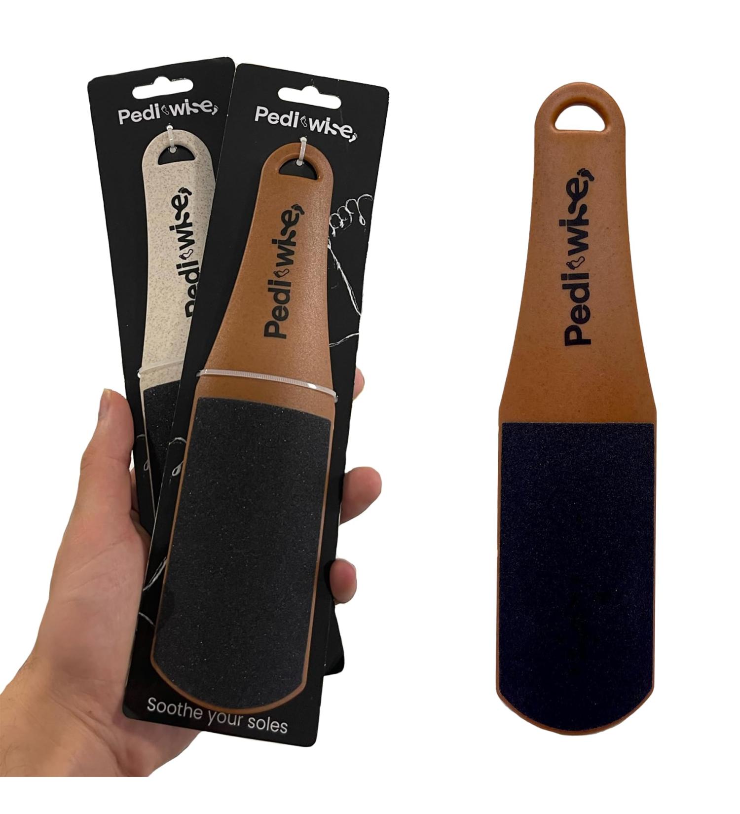 PEDI-WISE Double Sided Foot File - Extra Large Professional Foot Rasp for Hard Skin Removal - Podiatrist Recommended Cedar 1.0 - Buy Online on GoSupps.com