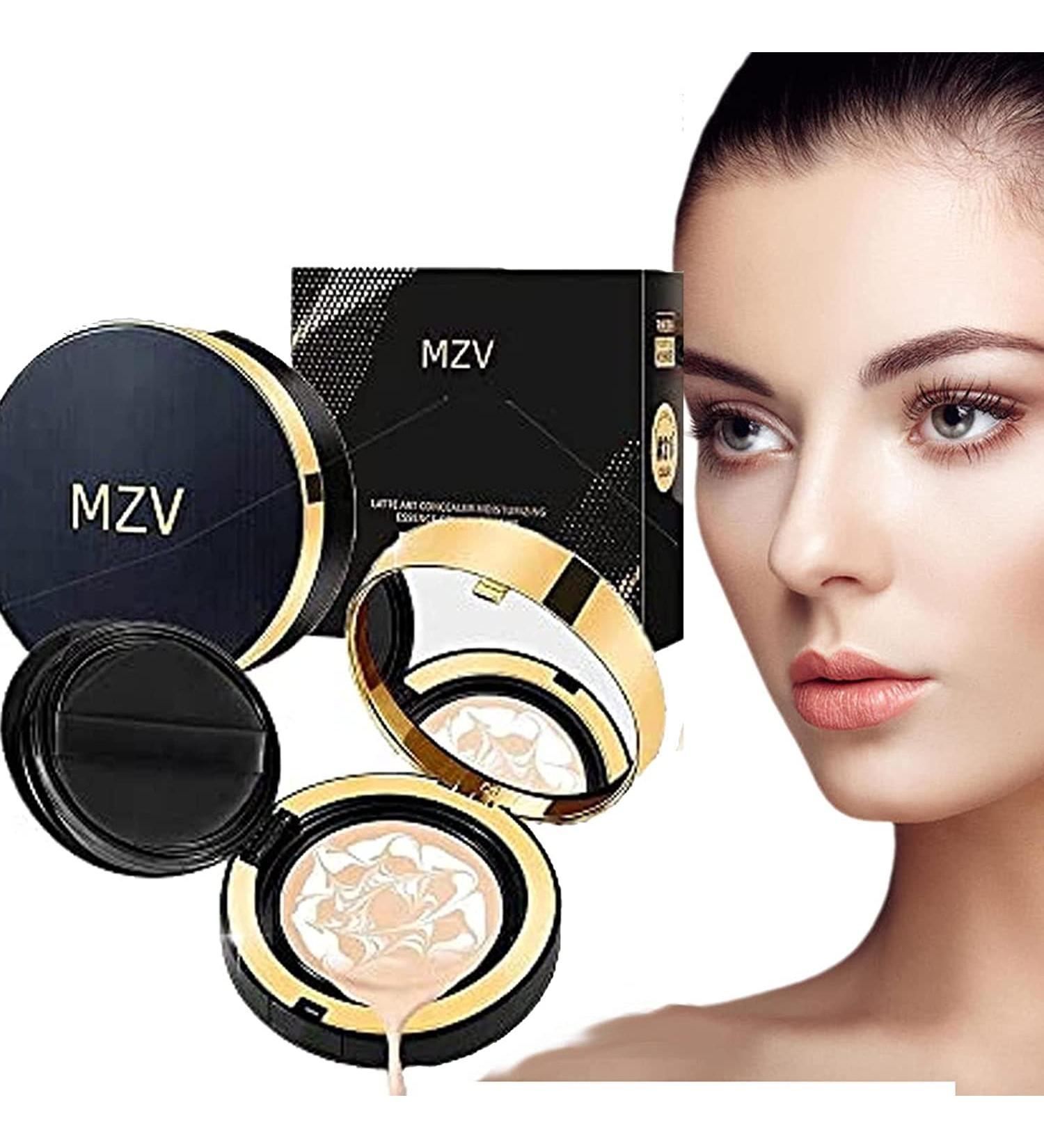 Pathside MZV Tricolor Latte Concealer Cushion & BB Cream Bundle | Waterproof High Coverage Korean Makeup - Shade 21 - Buy Online on GoSupps.com
