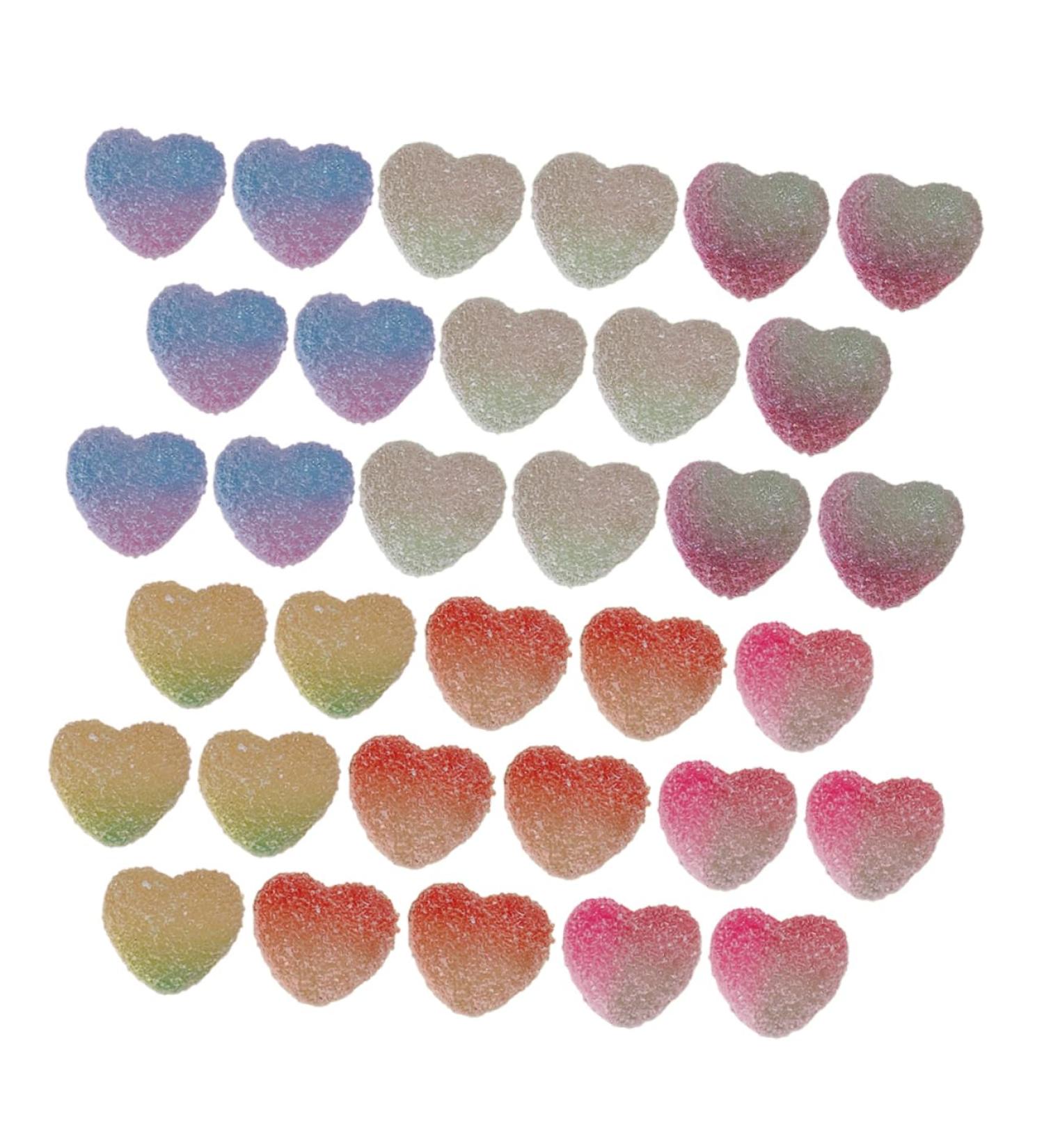 FAVOMOTO Fake Candies Bulk 50pcs Simulation Gummies Candies Candy Models Earrings Hairpin Resin Simulated Soft Candy - Buy Online on GoSupps.com