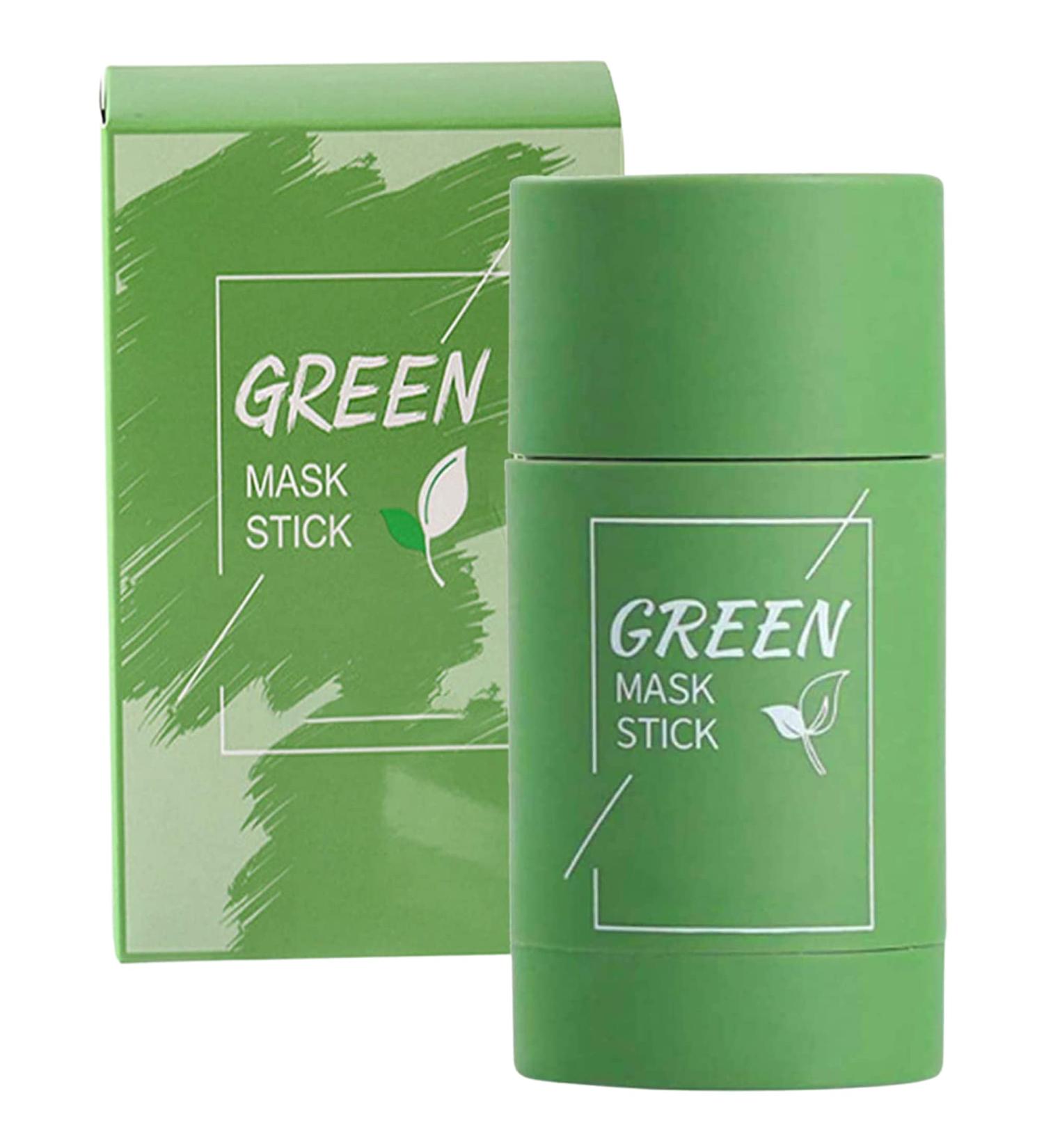 Green Tea Mask Stick for Face - Blackhead Remover & Pore Cleansing with Green Tea Extract - For All Skin Types - Buy Online on GoSupps.com