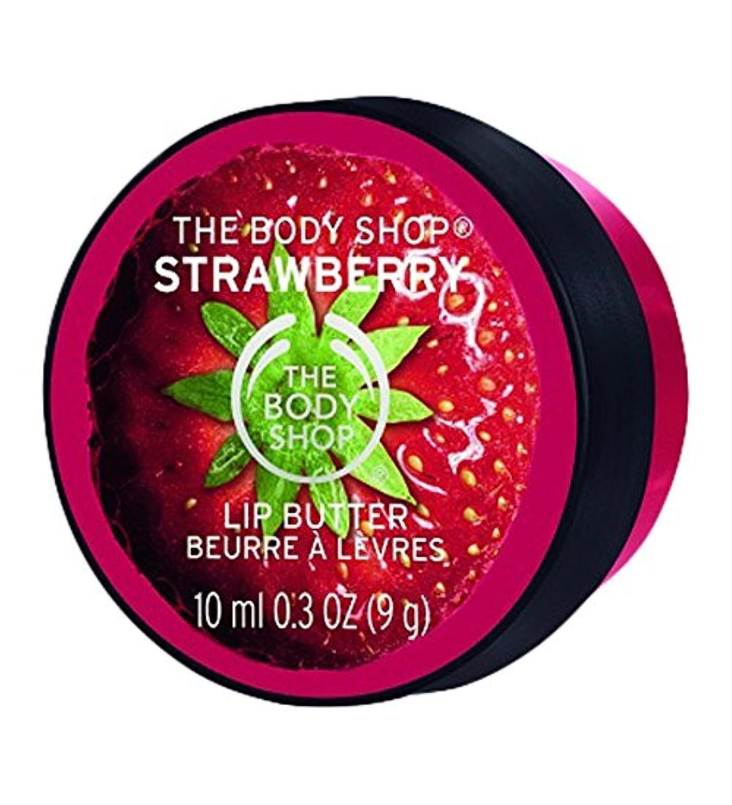 The Body Shop Strawberry Lip Butter 10 ml - Unisex Moisturizing Lip Balm | 1 Pack - Buy Online on GoSupps.com