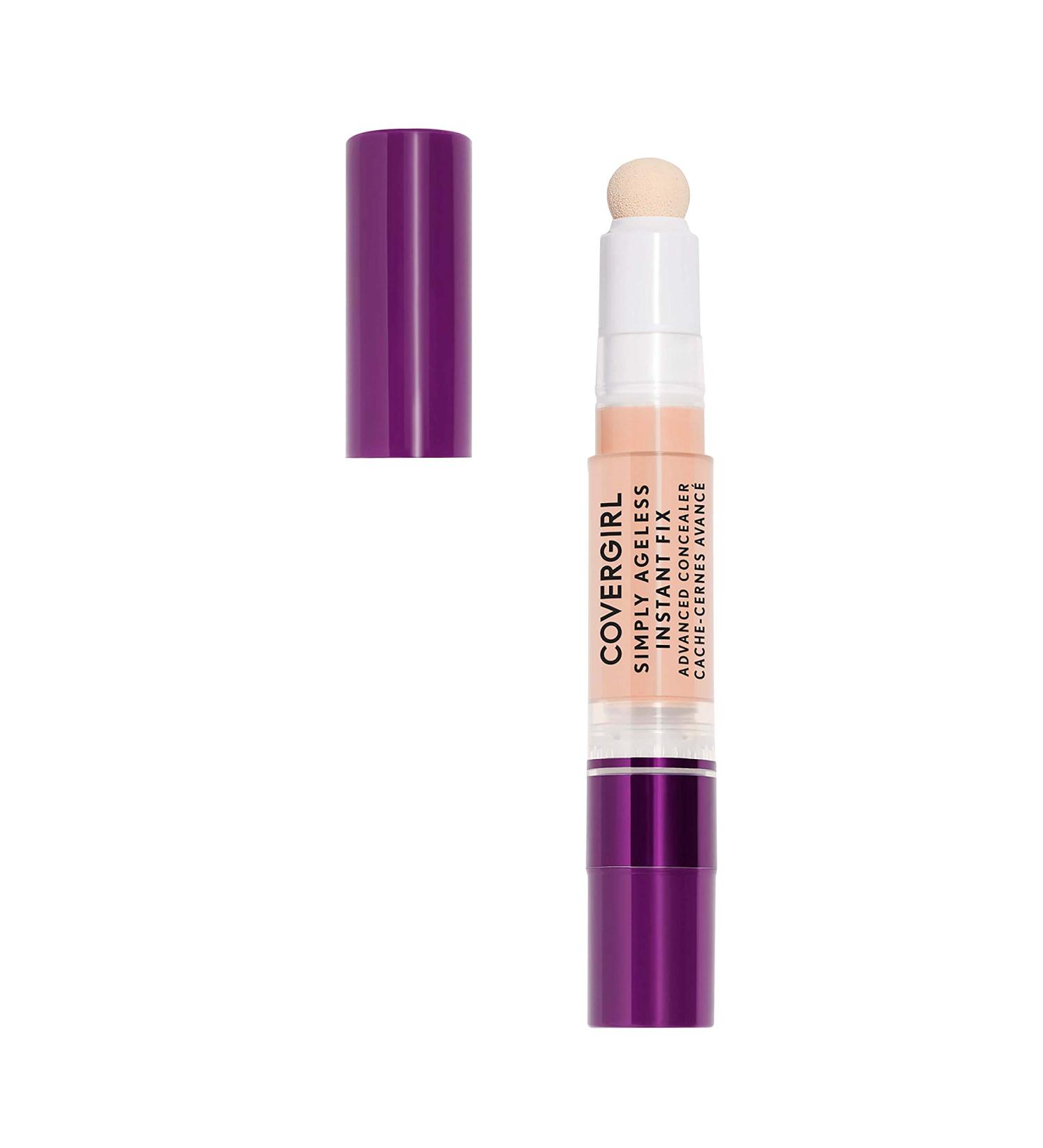 COVERGIRL Simply Ageless Instant Fix Advanced Concealer - Hydrating Nude 0.1 Oz | Full Coverage & Hydrating Formula for Under Eye & Dark Circles - Buy Online on GoSupps.com