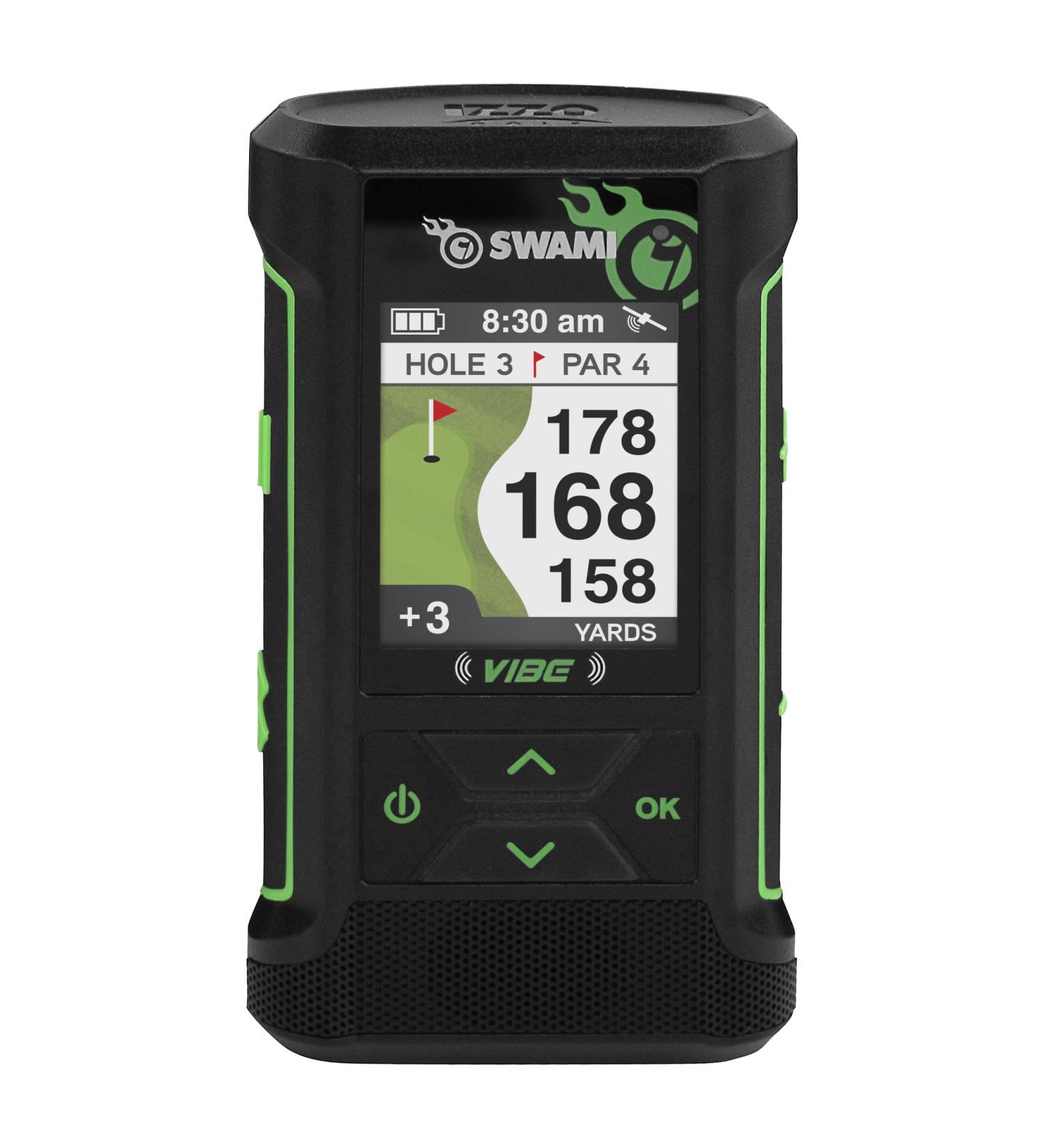 Swami Vibe Golf GPS Bluetooth Speaker Combo - Lime Green | Shop Now - Buy Online on GoSupps.com