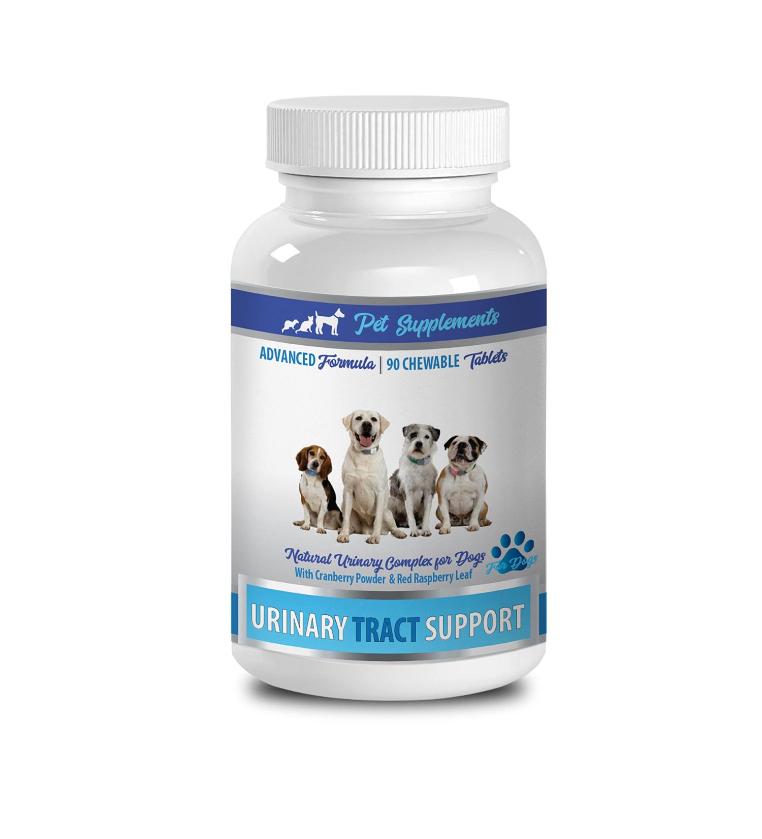Dog Urinary Health Support - Chewable Cranberry Complex for Dogs - Advanced Urinary Tract Support - 90 Chews - International Shipping Available - Buy Online on GoSupps.com