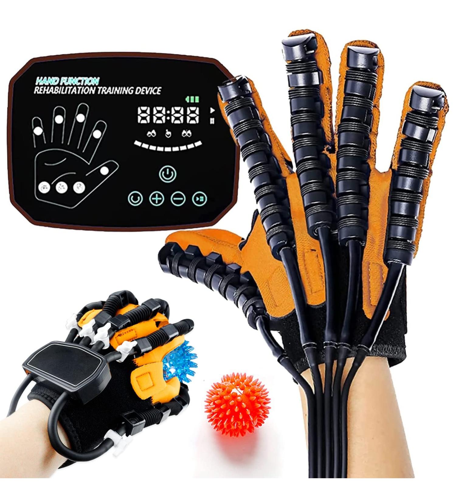 Rehabilitation Robot Gloves for Stroke Hemiplegia Hand Dysfunction Patient Training Device with Mirroring Training Smart Rechargeable Finger Training Rehab Orthotics Right Hand L Large Right Hand - Buy Online on GoSupps.com