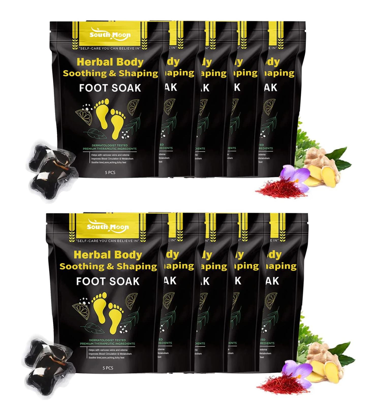 Herbal Detox Foot Soak Beads - 10 Pack for Shaping and Cleansing | Slimwe Body Detox - Buy Online on GoSupps.com