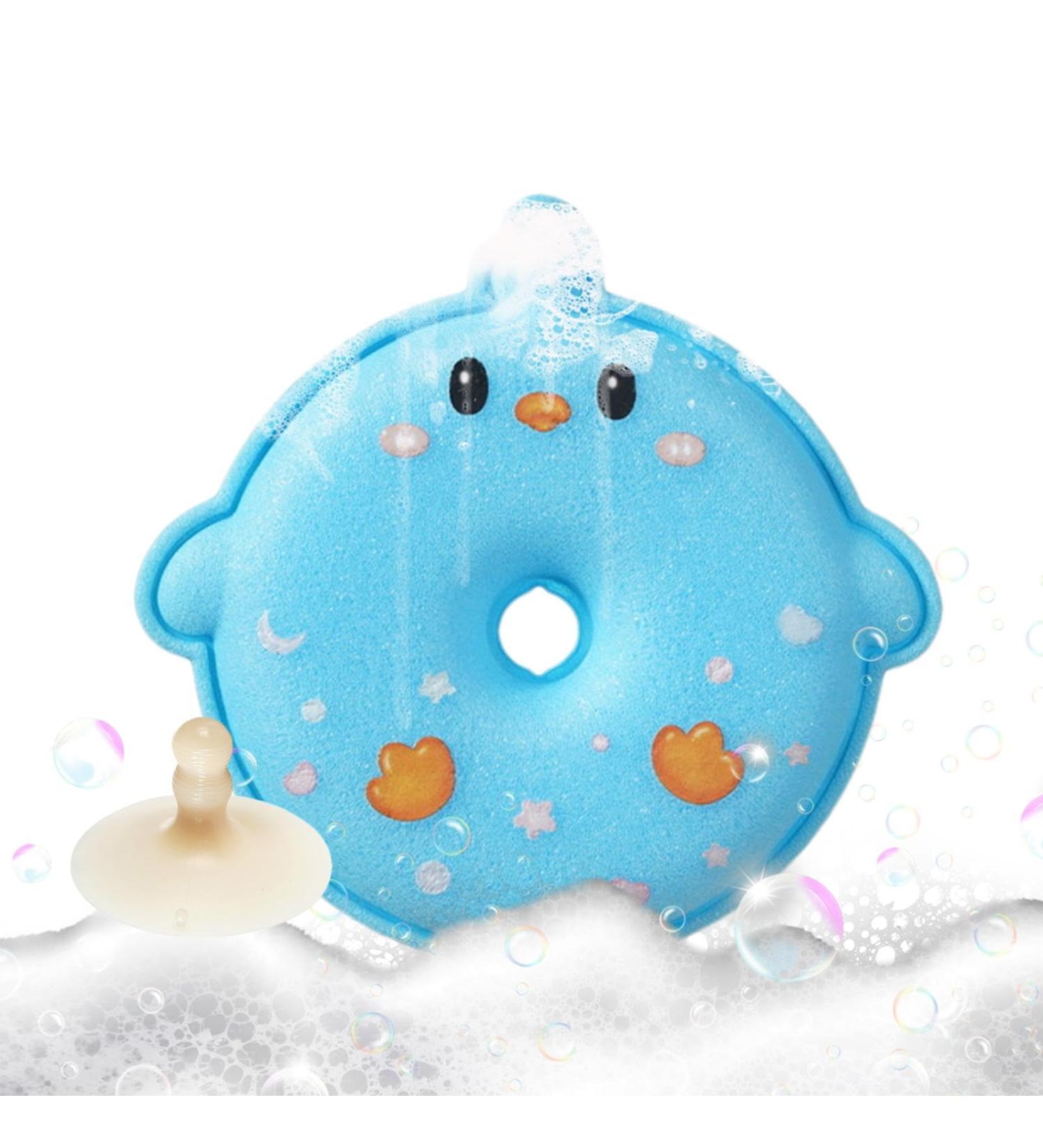 Bath Sponge for Children Bath and Shower Sponge Bath and Shower Scrubber Ball for Children Highly Absorbent Scrubber Cleaning Device for Dormitories Travel Hotels Bathrooms and Home Blue - Buy Online on GoSupps.com
