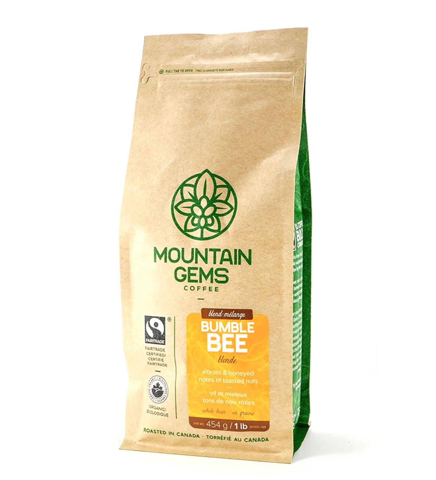 Mountain Gems Coffee - Bumblebee (Blonde Roast) 454 g Bumblebee - Blonde Roast - Buy Online on GoSupps.com