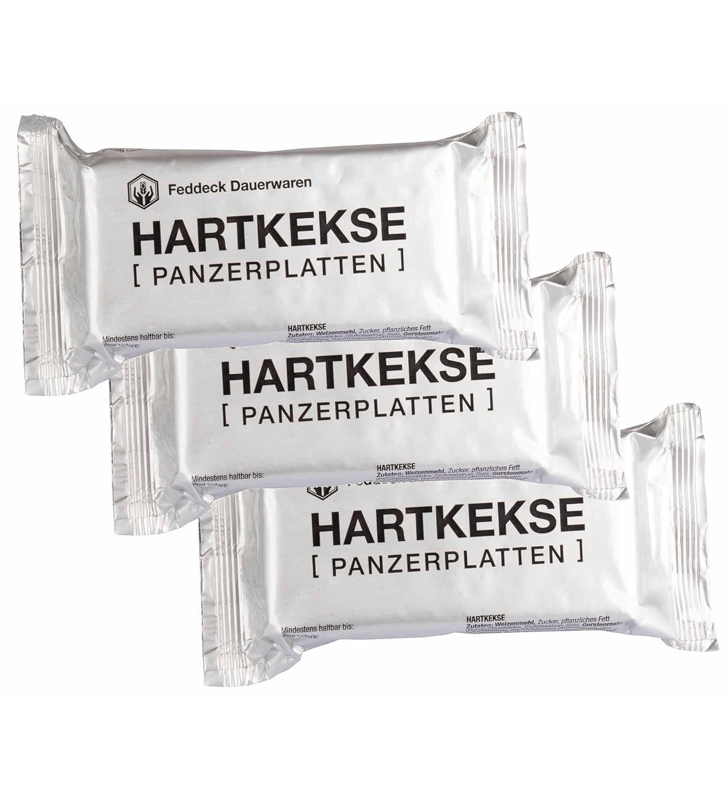 Feddeck n. v. 3 times hard cookies (tank plates) from the original German production | 3 x 125 g