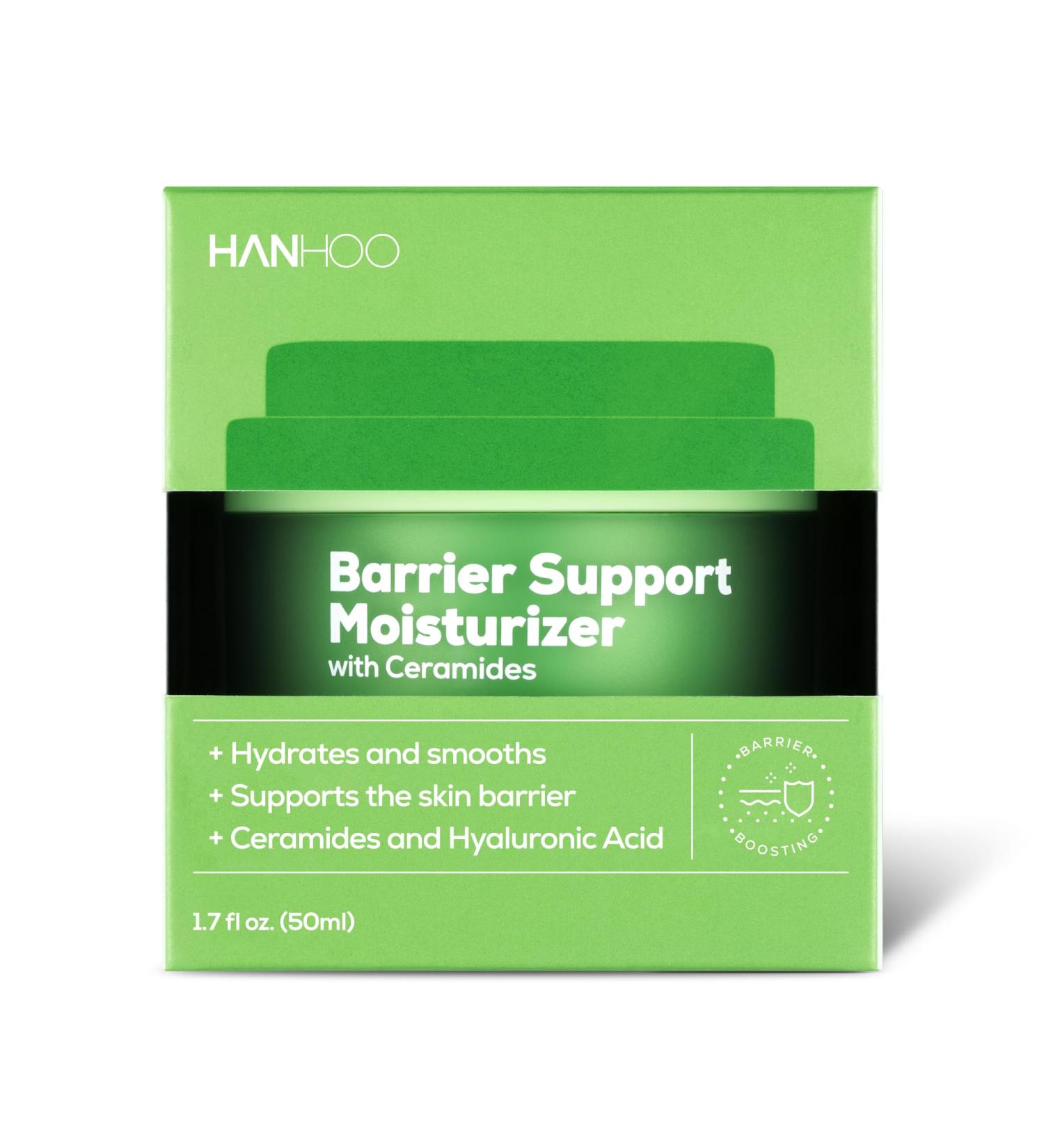 HANHOO Barrier Support Moisturizer 1.7 Fl Oz Gel-Cream Face Moisturizer with Ceramides and Hyaluronic Acid for Acne-Prone Skin - Buy Online on GoSupps.com