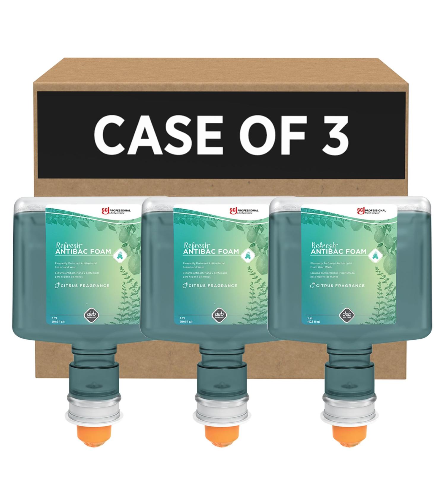 REFRESH ANTIBAC FOAM HAND WASH TOUCH FREE 1.2 LITER - Buy Online on GoSupps.com