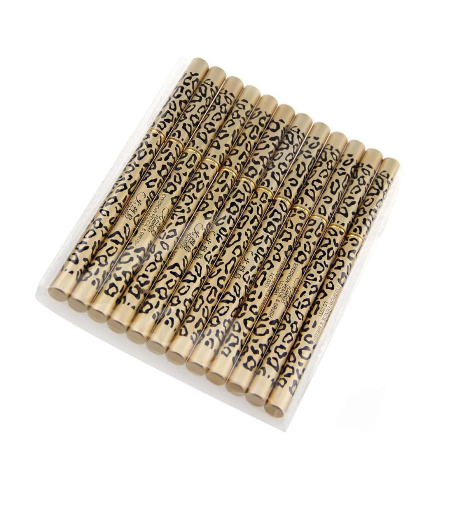 FOMIYES Set 12pcs Waterproof Eyebrow Pen Eyebrow Pencil Brush Iron Tube Eyebrow Powder - Buy Online on GoSupps.com