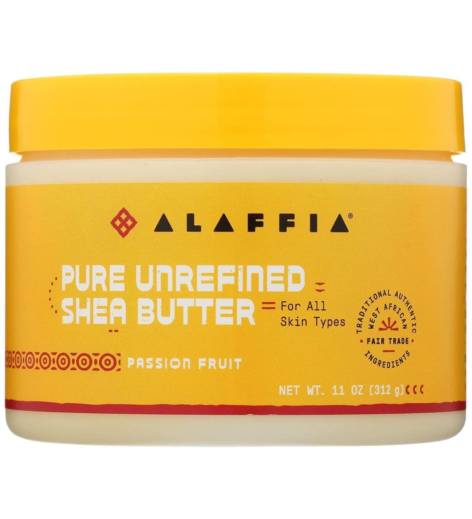 Alaffia Pure Unrefined Shea Butter - Deeply Hydrating, Vegan, Fair Trade, Cruelty-Free, 11 Oz - Buy Online on GoSupps.com