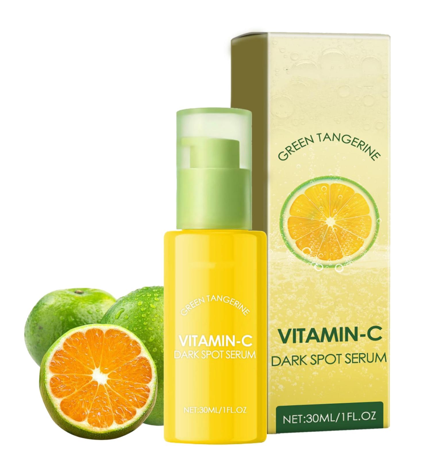 Green Orange Dark Spot Correcting Glow Serum - Women's Vitamin C Serum - Fade Acne Marks - Lasting Moisturizing - Anti-aging Facial Serum 30ml - Buy Online on GoSupps.com