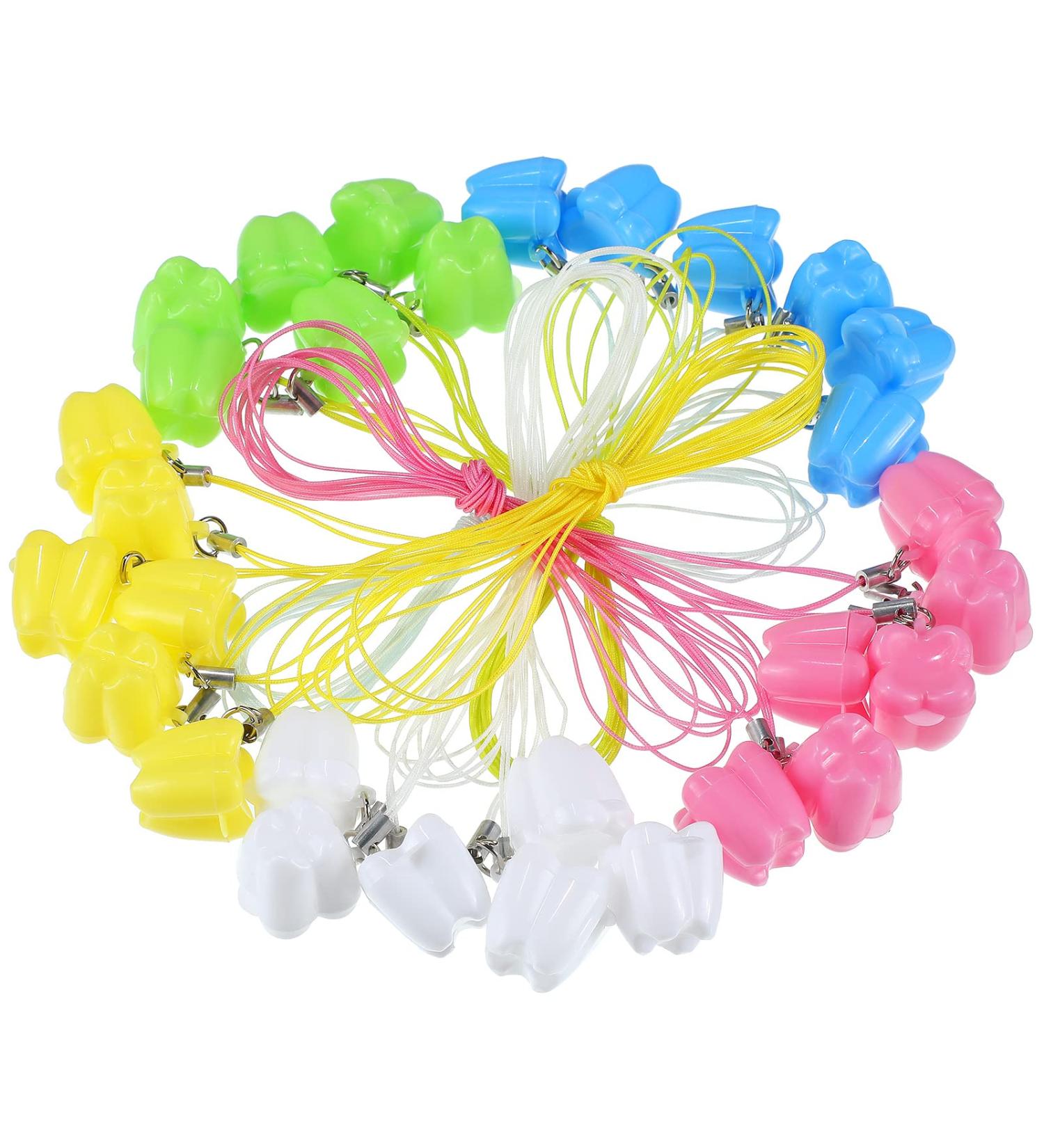 30 Pcs Lost Teeth Saver Necklace Organizer for Lost Teeth Lovely Baby Milk Tooth Fairy Storage Box Nice Child Teeth Keepsake Holder Children Teeth Save Box - Buy Online on GoSupps.com