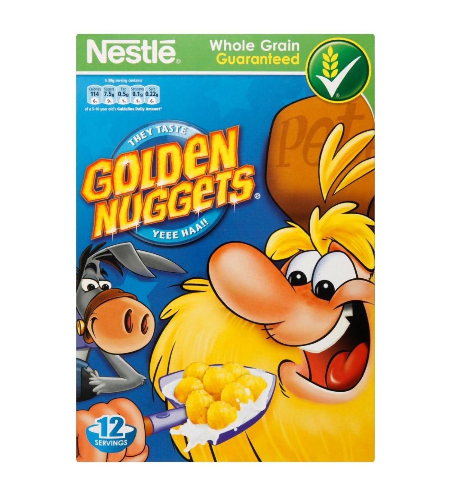 Nestlé - Golden Nuggets Cereals - pack of 2 boxes of 375 g