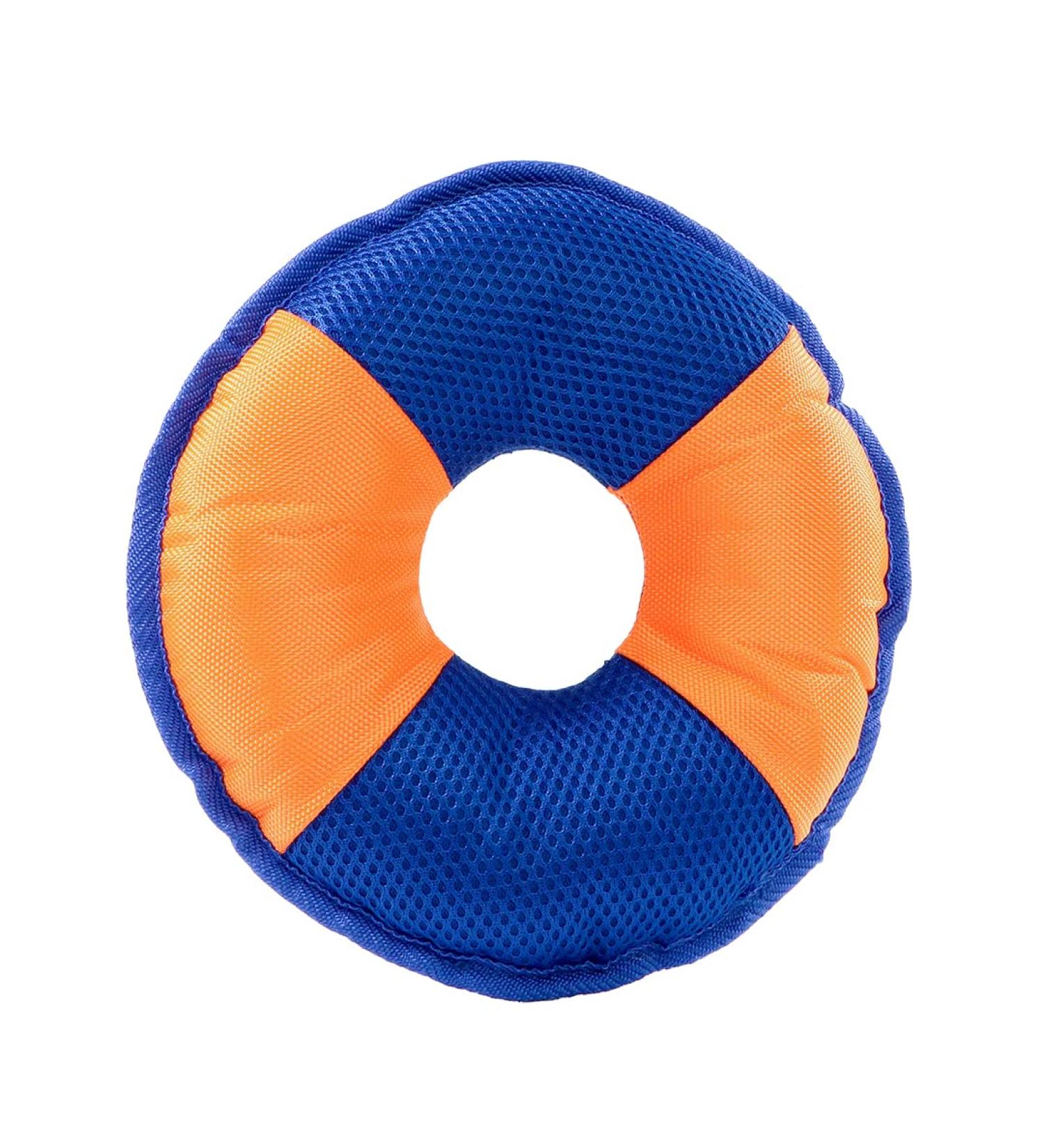 Minifeet Dog Toy Flying Disc - Medium Orange & Blue | Ideal for All Dogs Puppies & Playful Pets - Buy Online on GoSupps.com