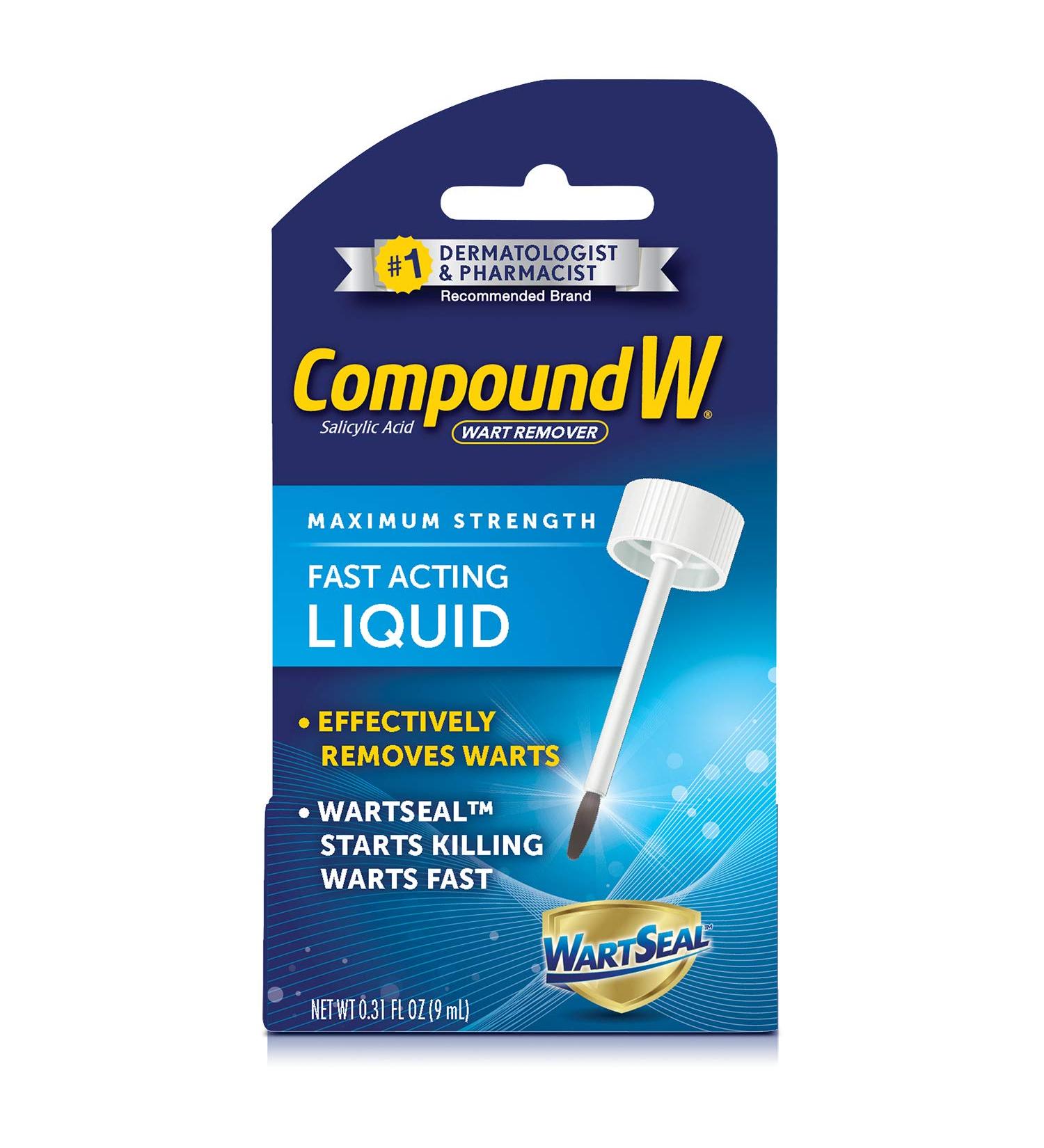 Compound W Maximum Strength Liquid Wart Remover - 0.31 fl oz - Buy Online on GoSupps.com