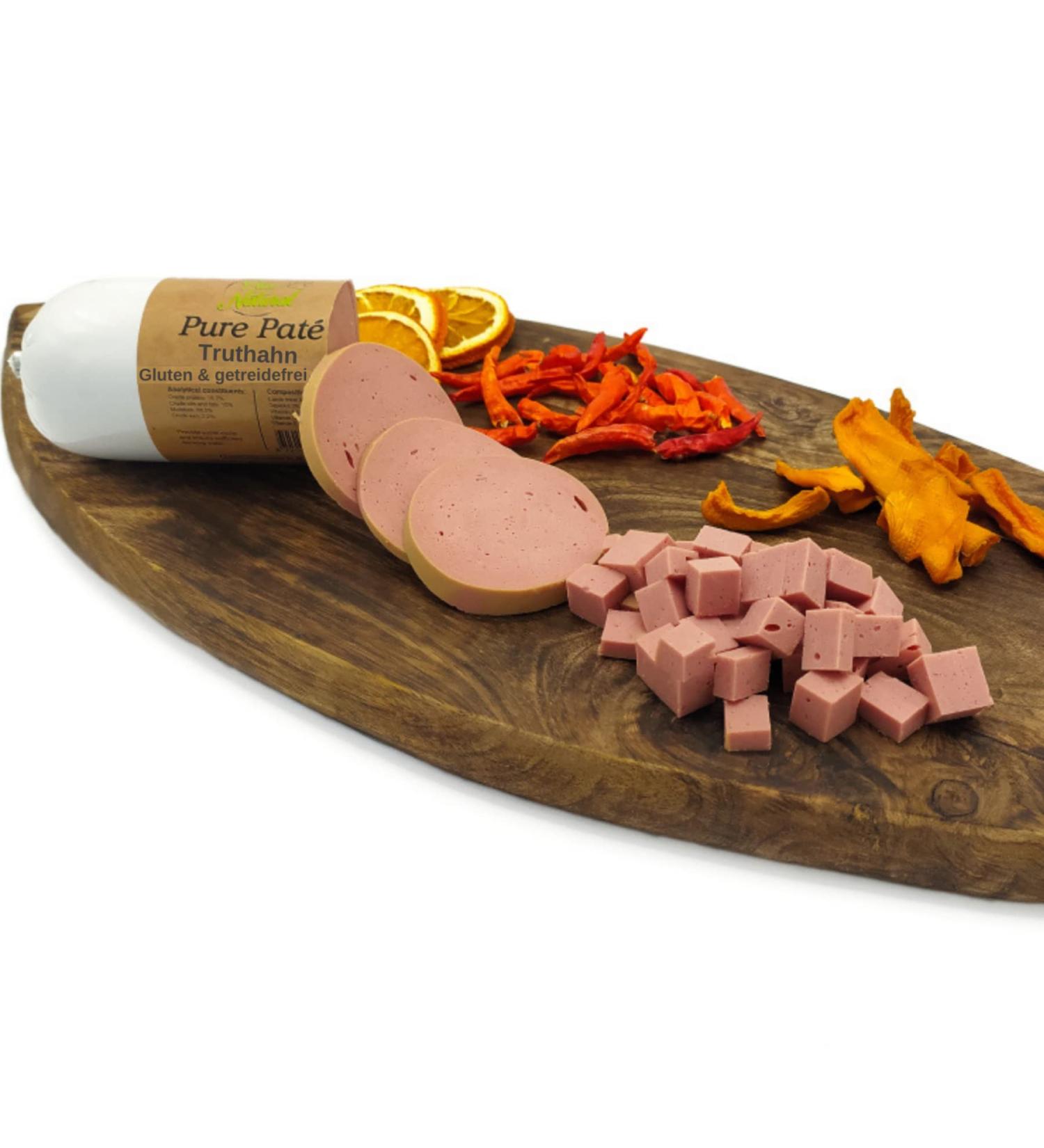 Paw Natural Hundenwurst Cutting Festival | 400g Gluten-Free Turkey Sausage | Healthy Meat from Fresh Animals - Buy Online on GoSupps.com