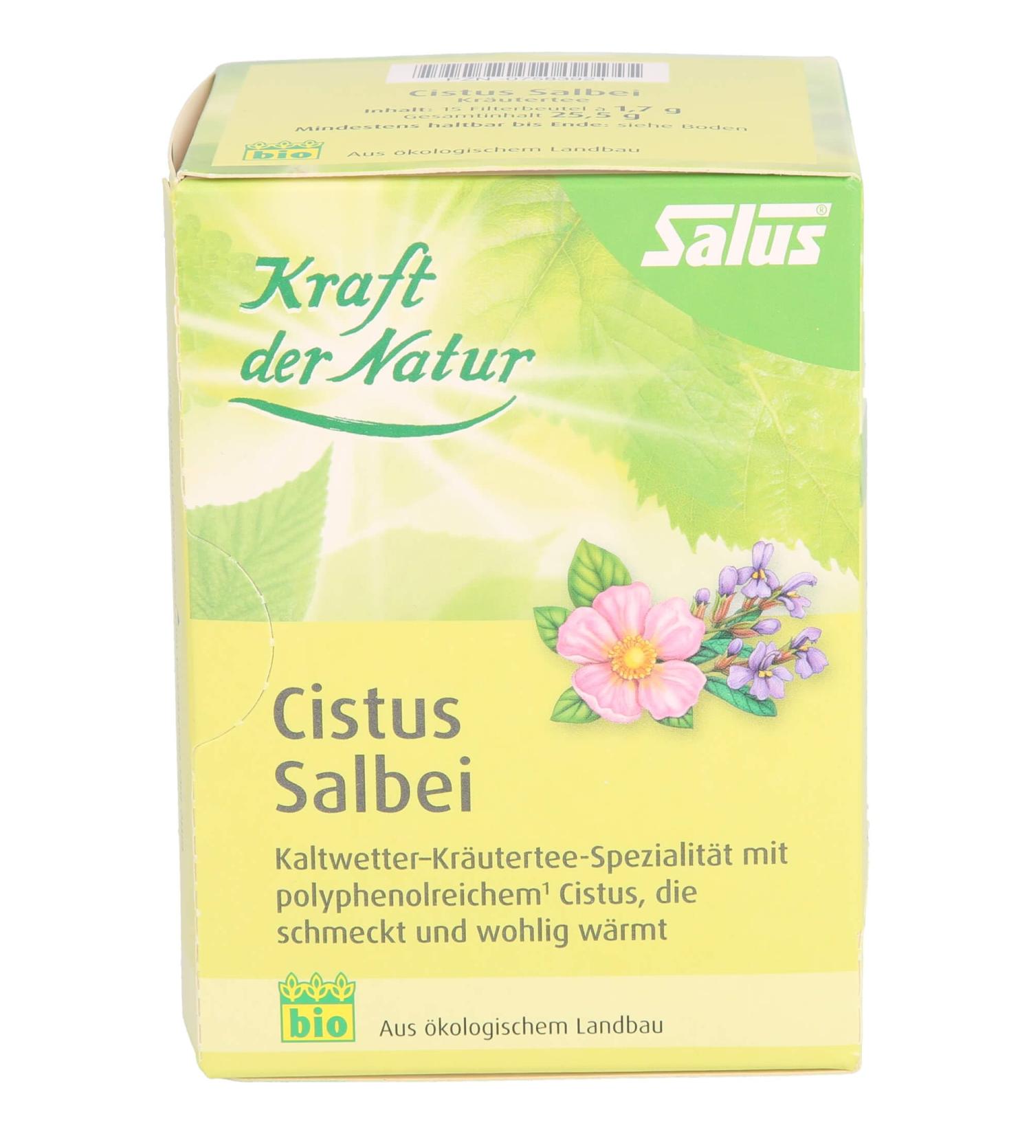  Salus Salus Bio Cistus Sage Tea 15 Bags - Buy Online on GoSupps.com
