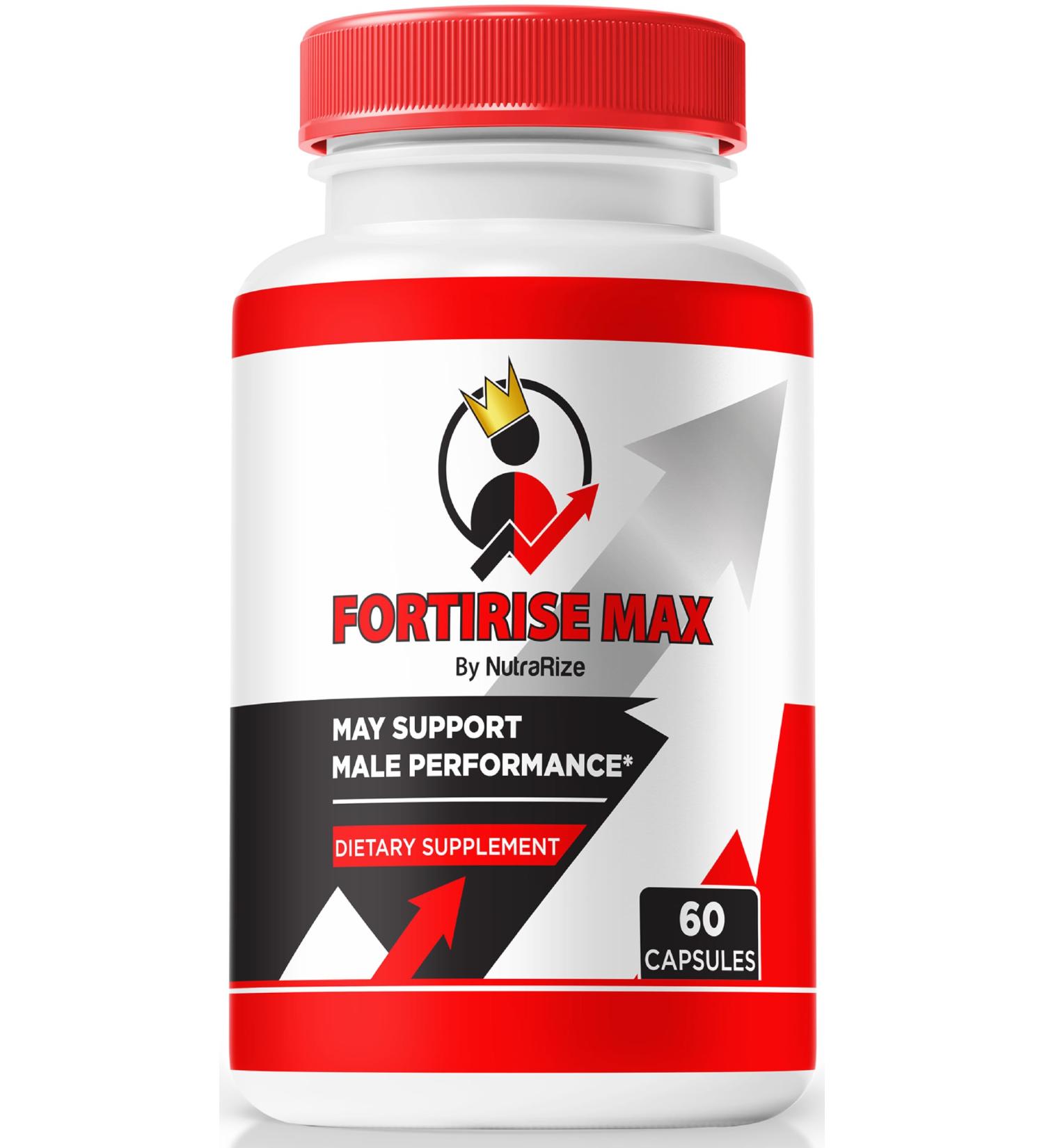 Fortirise Max Official Fortirise Max for Men - Supports Stamina and Energy Levels All Natural Formula to Support Performance and Overall Health Fortirise Max Pills Review (60 Capsules) - Buy Online on GoSupps.com