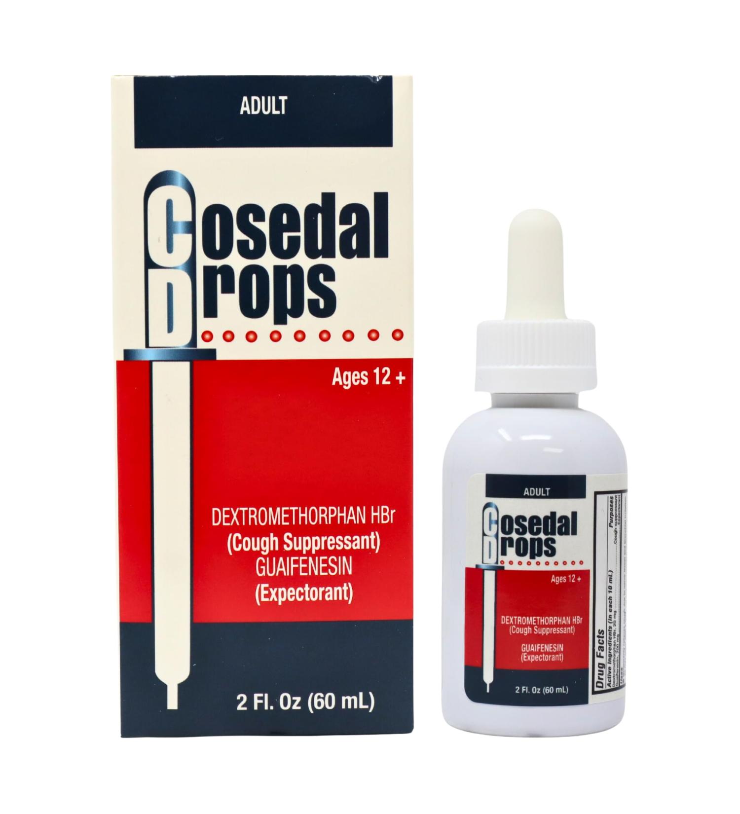 Cosedal Throat Relief Drops - 2 Fl Oz Single Pack - Natural Soothing Ingredients - Buy Online on GoSupps.com