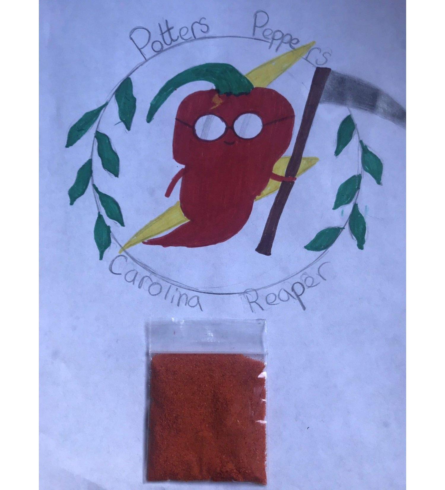 Portal Cool 100% Uk Home Grown Organic Carolina Reaper Chilli Powder 5g