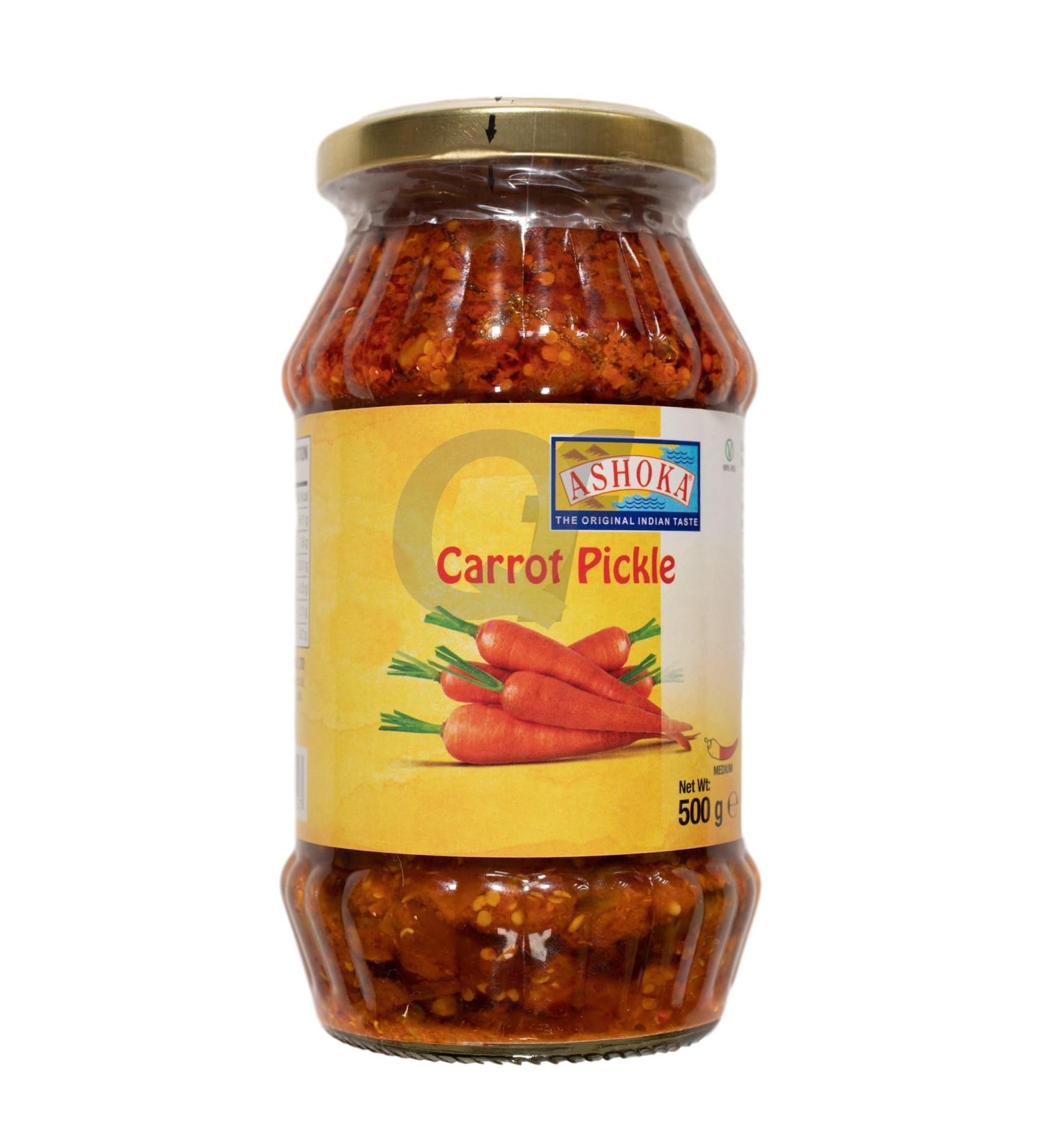 ASHOKA CARROT IN OIL PICKLE, 500 g