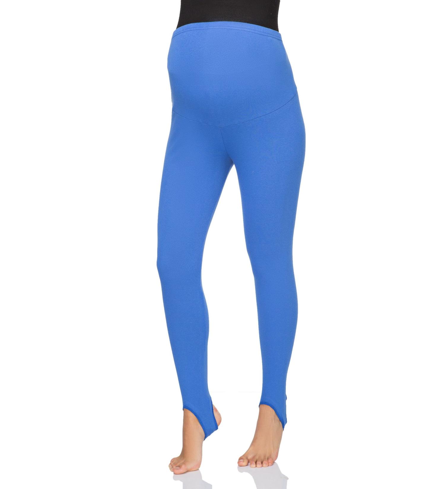 FUTURO FASHION Maternity Fleece-Lined Leggings - Royal Blue - Over Bump Belly Support - High Waisted Stretchy Pants - Size 8-22 UK - Buy Online on GoSupps.com