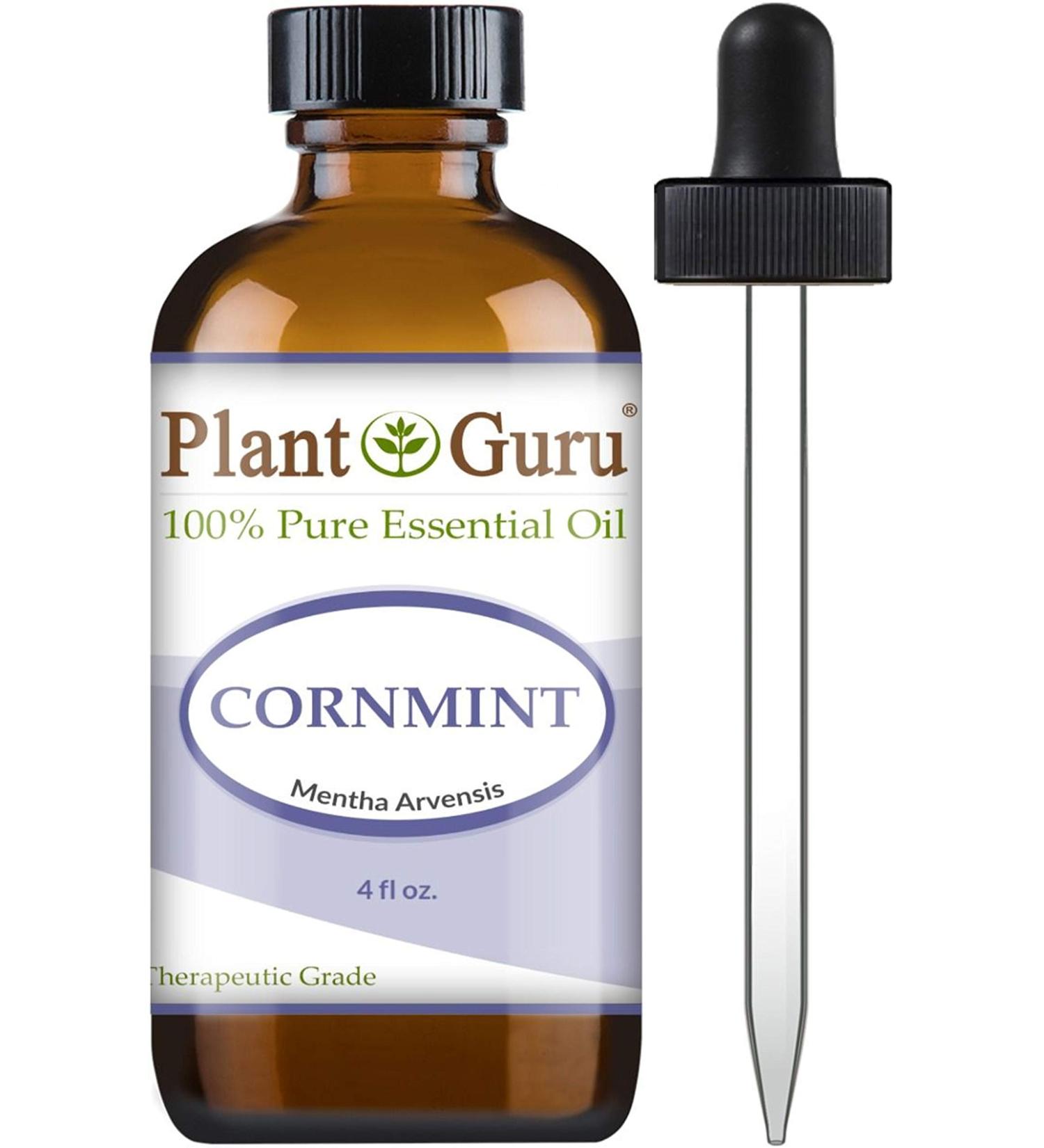 Cornmint Essential Oil 4 oz (Japanese Peppermint) 100% Pure Undiluted Therapeutic Grade.
