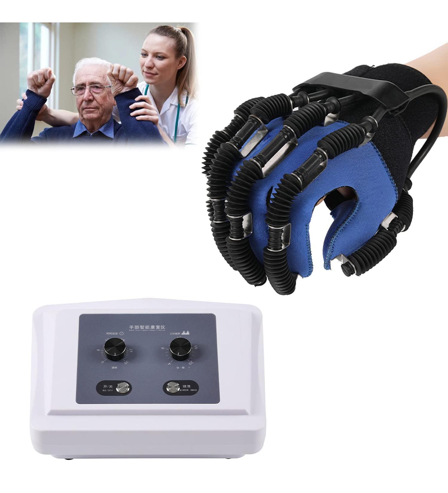 Finger Flexion and Extension Exercise Rehabilitation Robot Gloves Functional Hand Splint for Long-Term Relief Soft Resting Hand Splint for Flexion Contracture Left X-Large - Buy Online on GoSupps.com