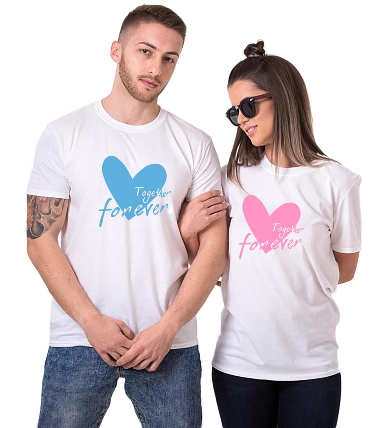 Micaxili Couples Matching Tshirt for Husband and Wife Couple Tshirt His & Her Cotton Tshirt for Women Men Couple Gift 1 Piece Medium White-men - Buy Online on GoSupps.com
