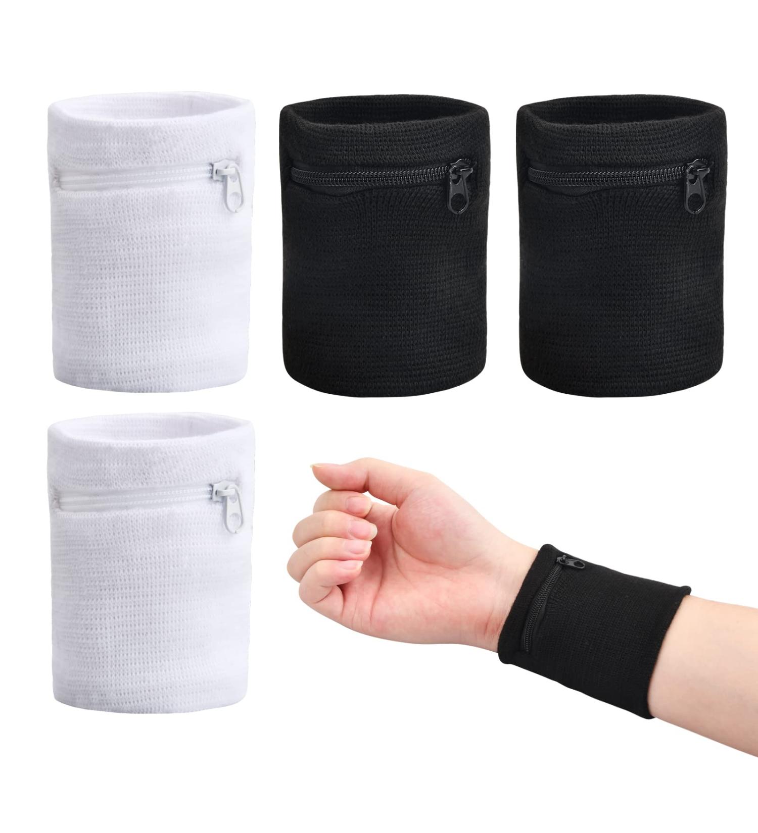 Buy Laughhe Welding Tapes - 4-Piece Wrist Tapes for Men & Women | Ideal for Jogging Walking & Sports | Zip Pocket for Coins & Keys - Buy Online on GoSupps.com